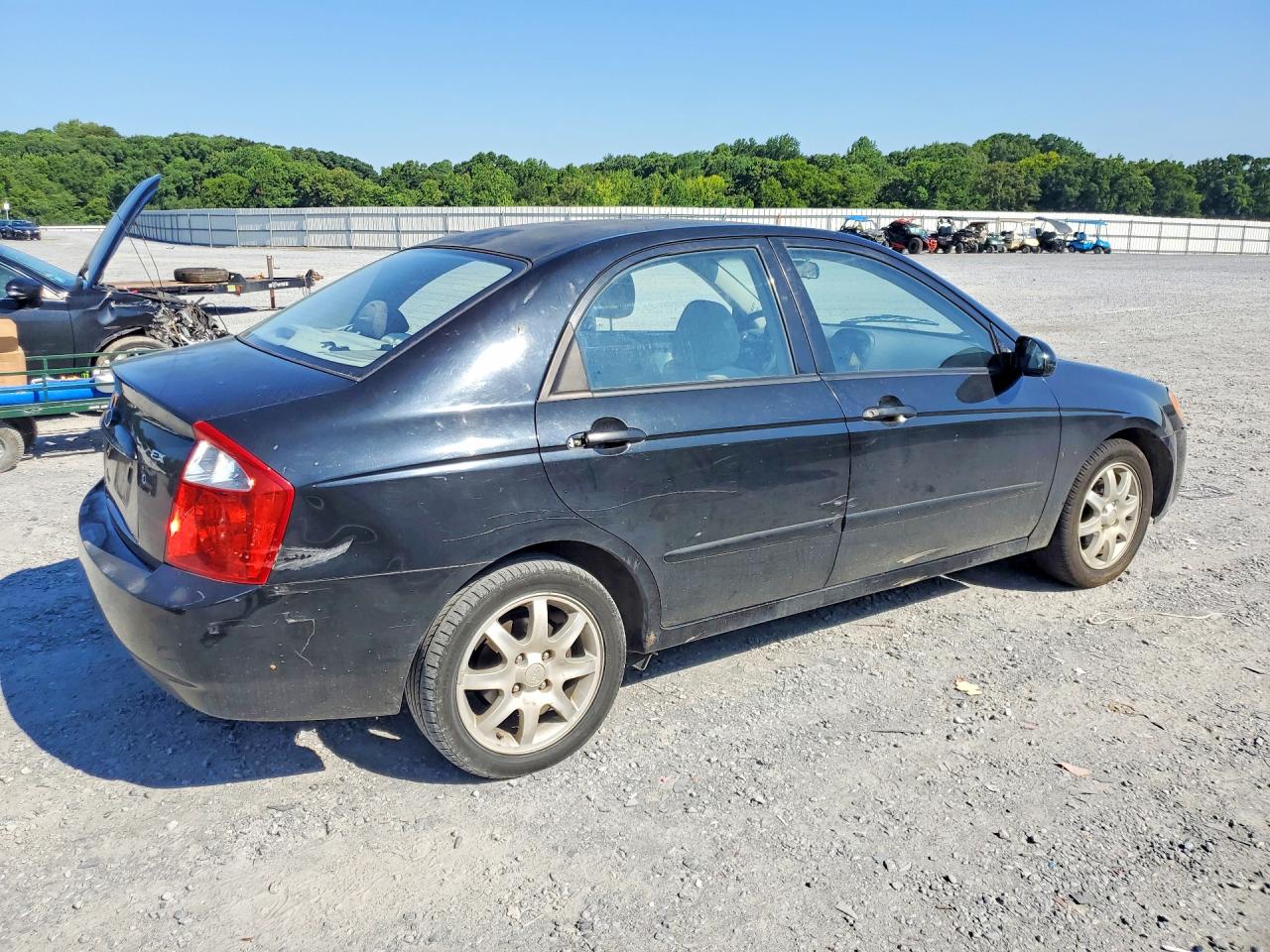 2006 Kia Spectra Ex Black vin: KNAFE121865285465