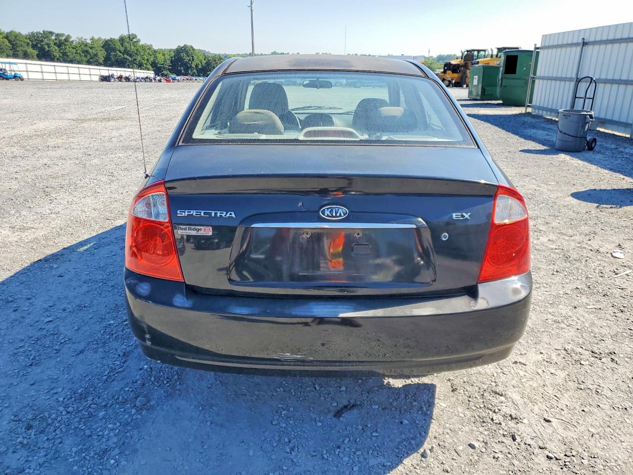 2006 Kia Spectra Ex Black vin: KNAFE121865285465