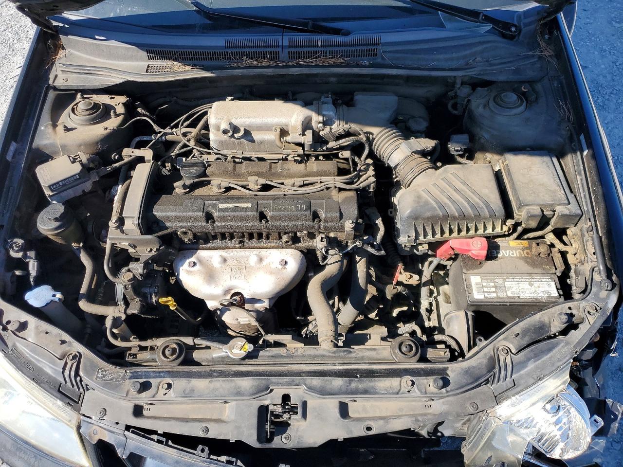 2006 Kia Spectra Ex Black vin: KNAFE121865285465