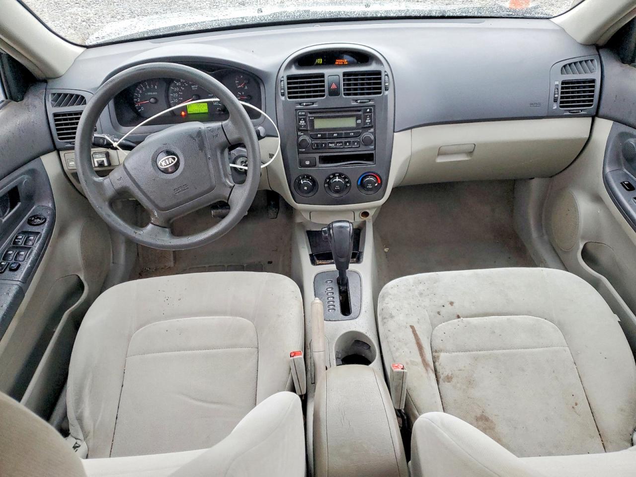 2006 Kia Spectra Ex Silver vin: KNAFE121865285532