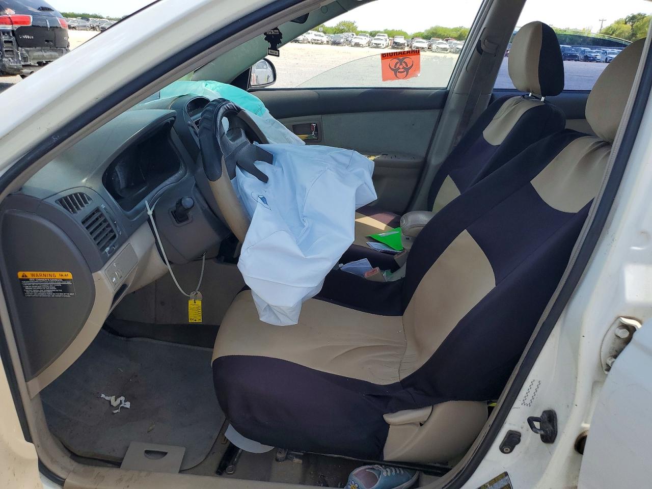 2007 Kia Spectra Lx White vin: KNAFE121875436385