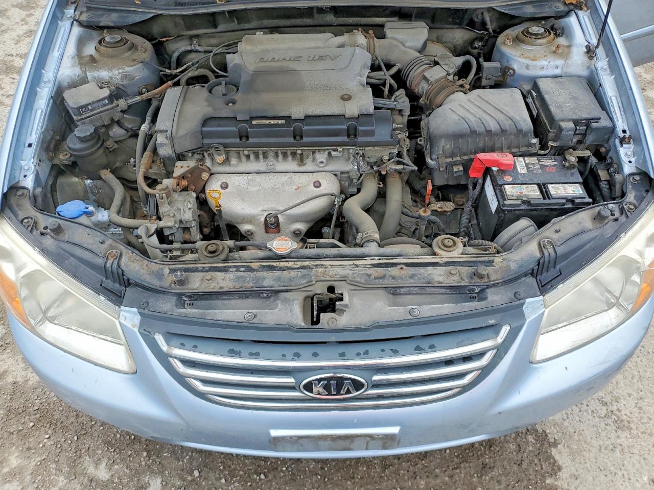 2008 Kia Spectra Lx Silver vin: KNAFE121885528243