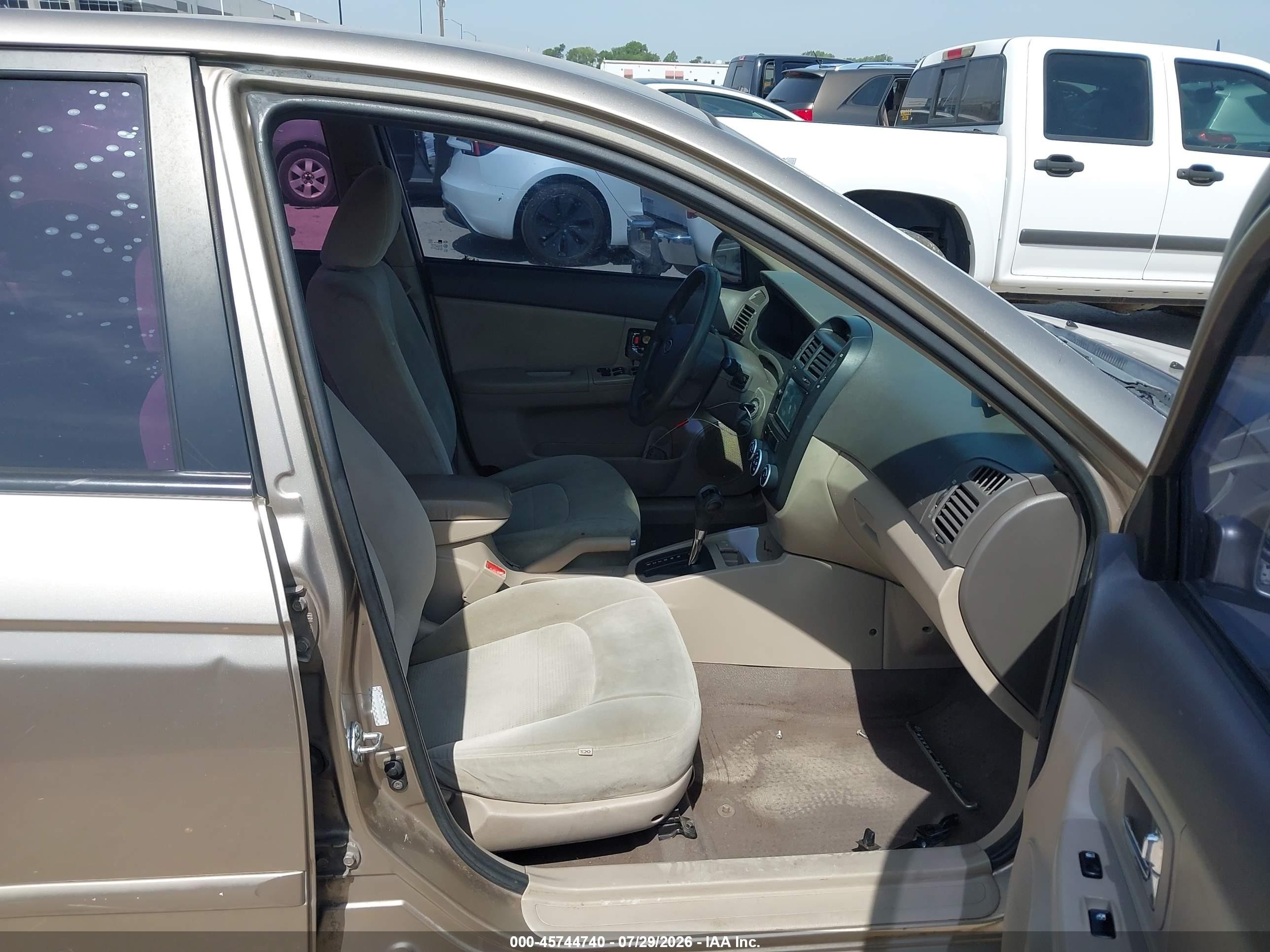 2008 Kia Spectra Ex Champagne vin: KNAFE121885554955
