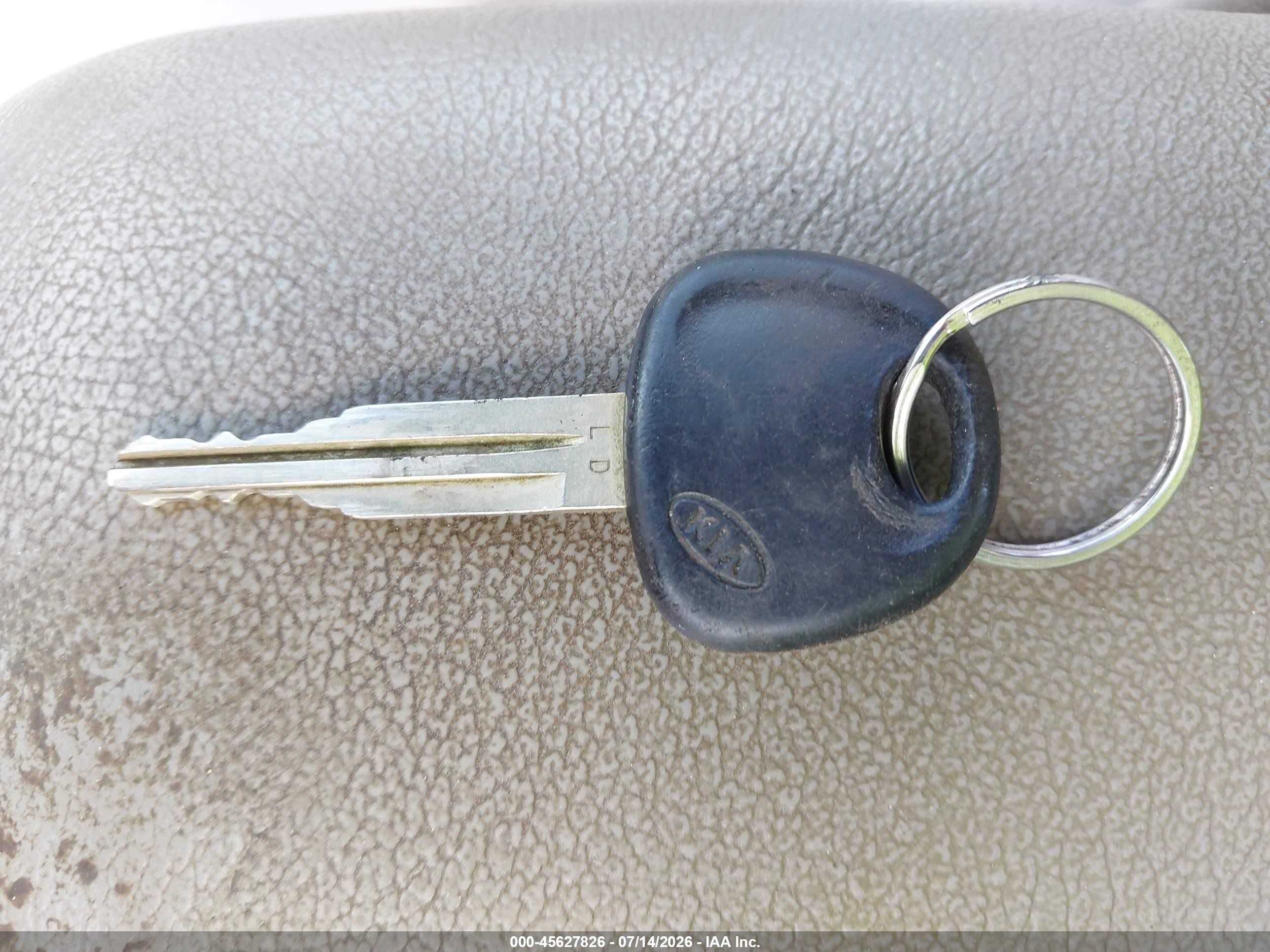 2008 Kia Spectra Lx Light Blue vin: KNAFE121885558746