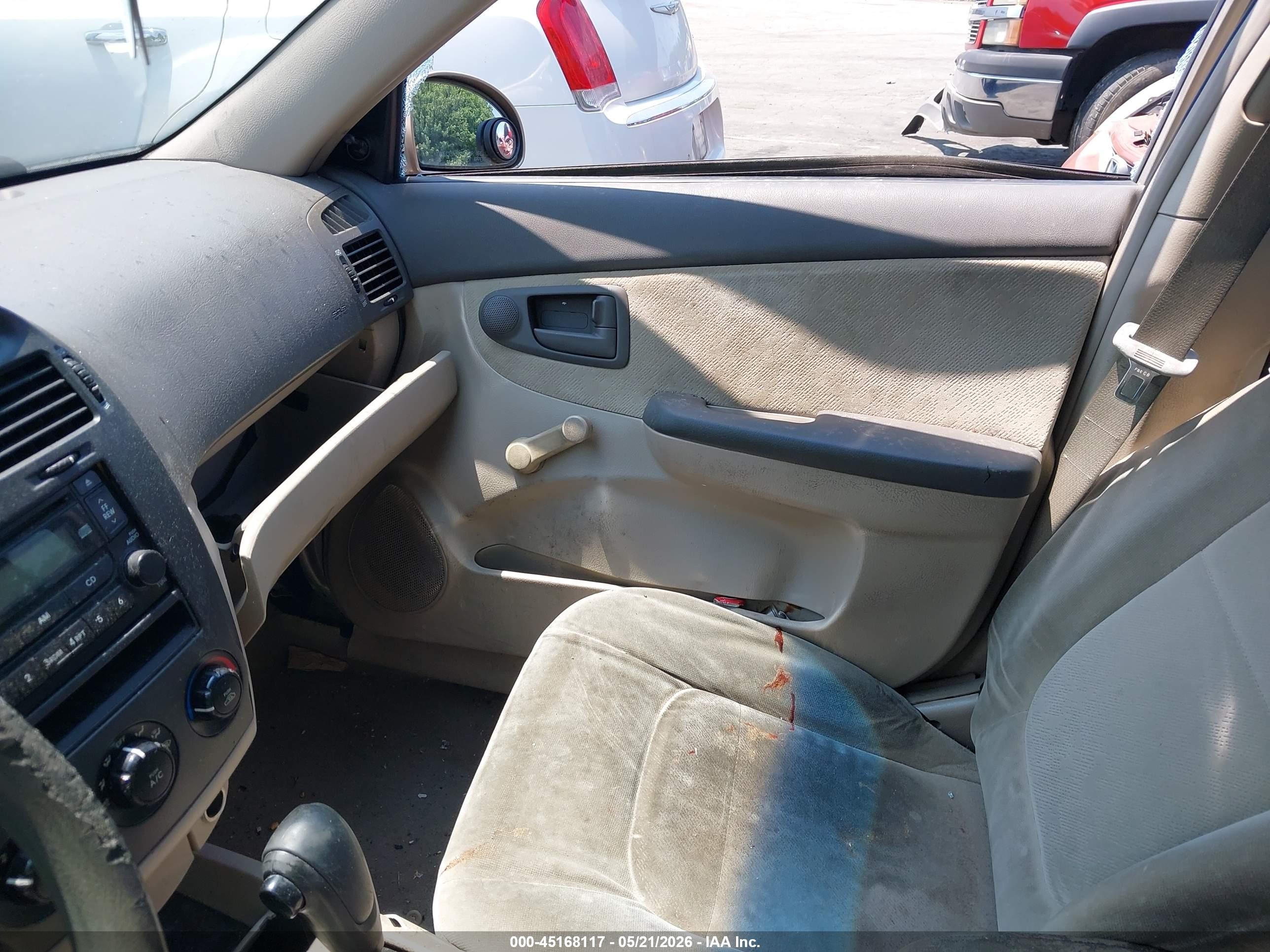 2005 Kia Spectra Ex/lx/sx Gold vin: KNAFE121955159369