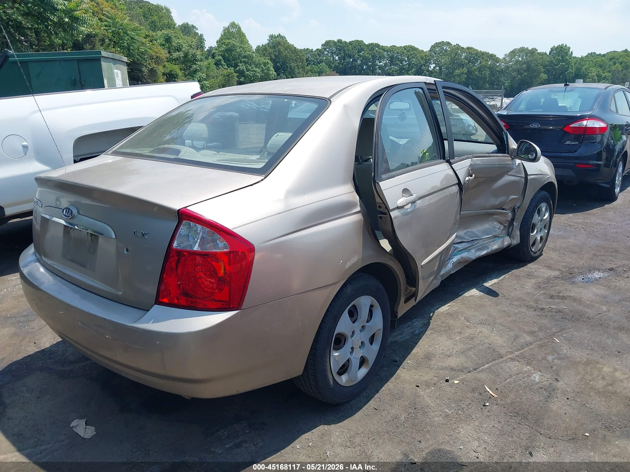 2005 Kia Spectra Ex/lx/sx Gold vin: KNAFE121955159369