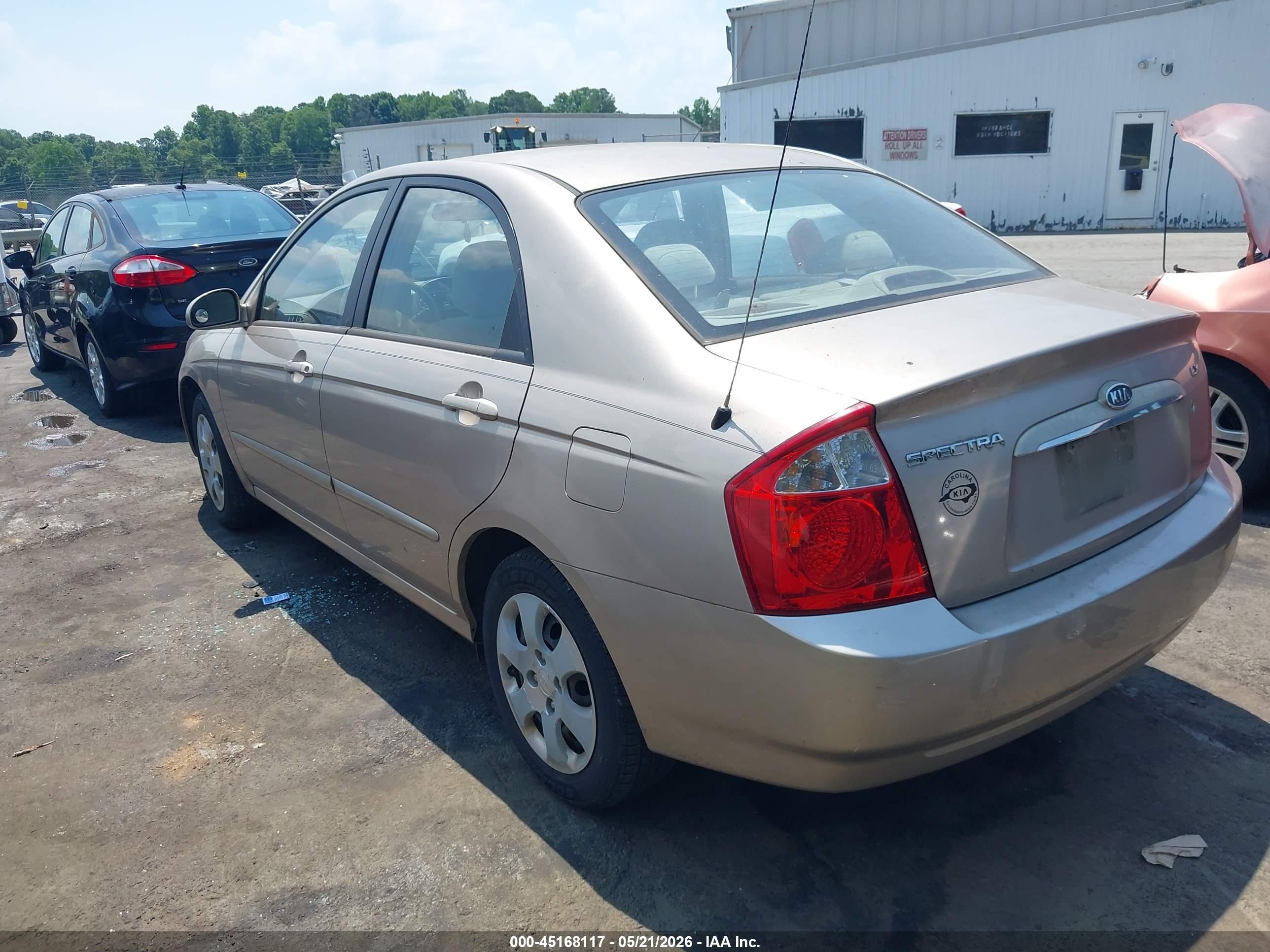 2005 Kia Spectra Ex/lx/sx Gold vin: KNAFE121955159369