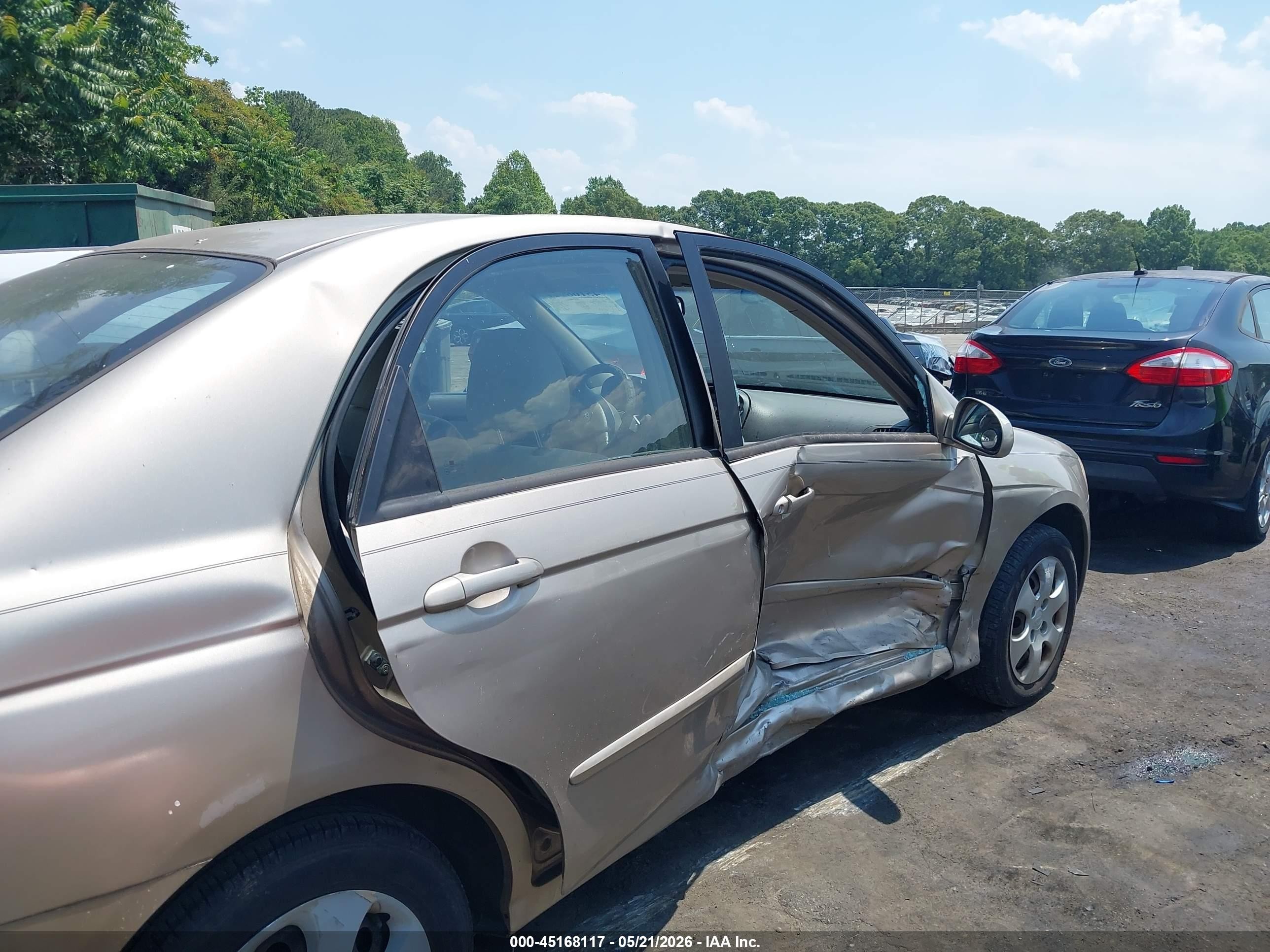 2005 Kia Spectra Ex/lx/sx Gold vin: KNAFE121955159369