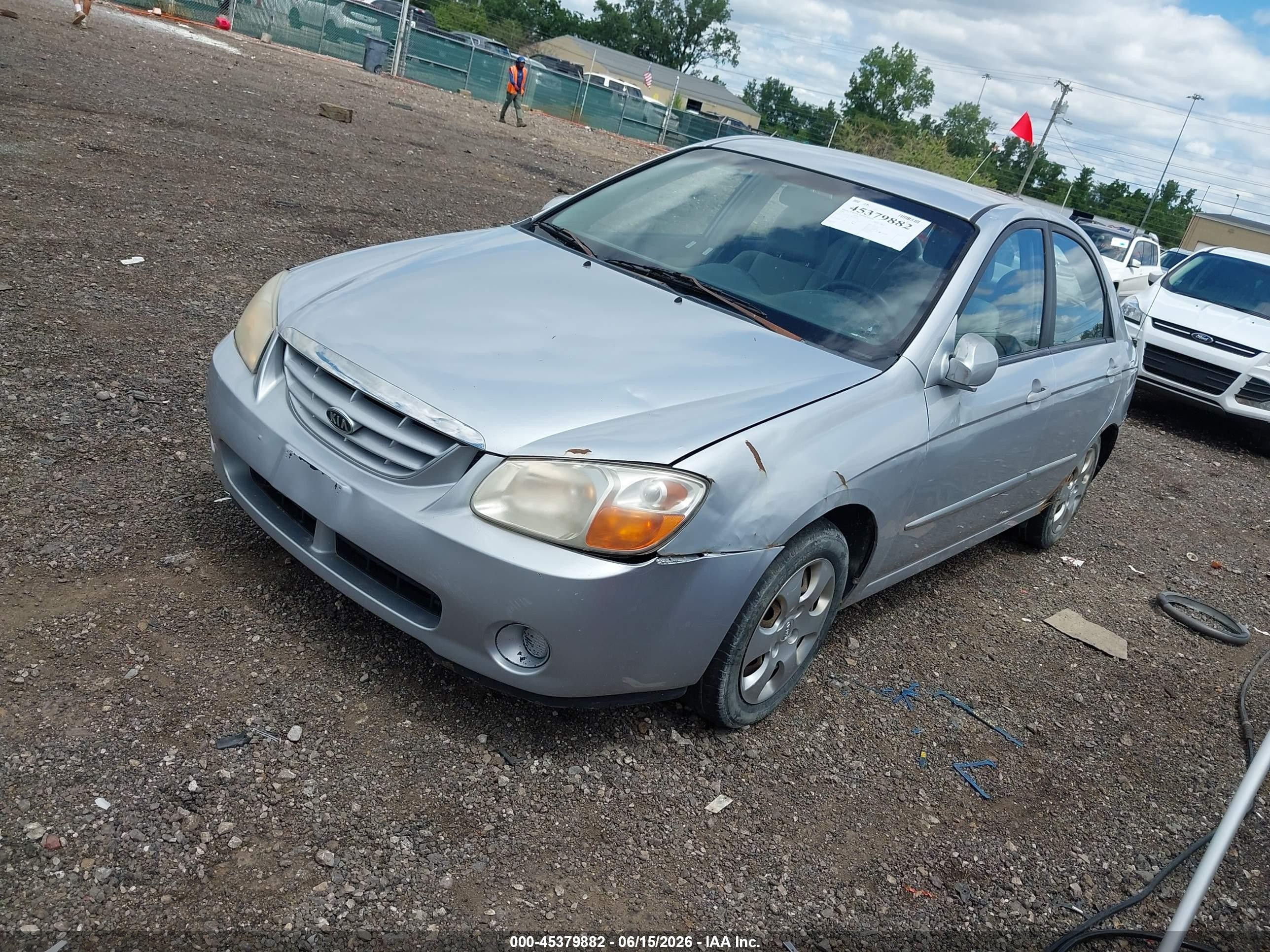 2006 Kia Spectra Ex/lx/sx Silver vin: KNAFE121965289606