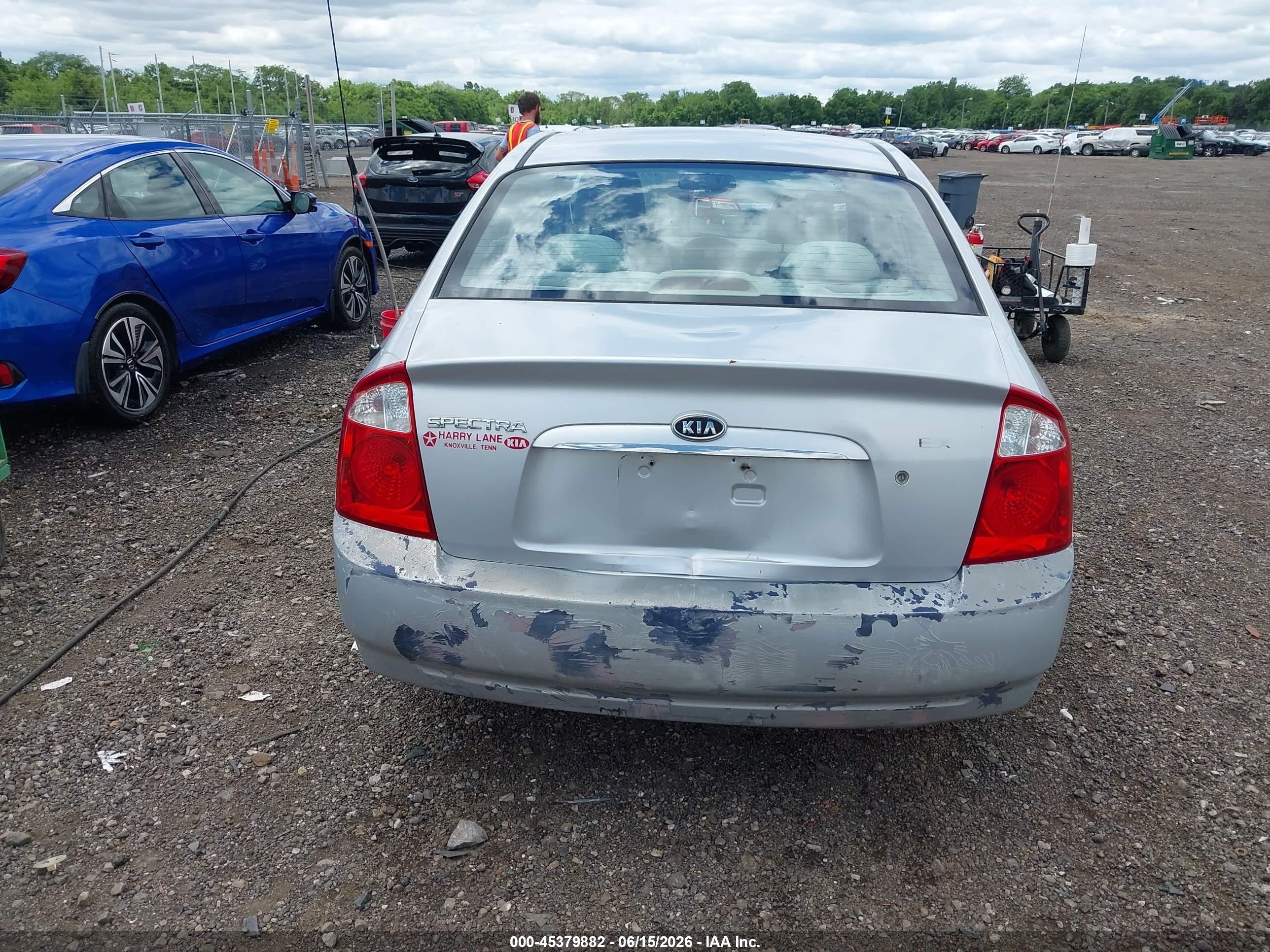 2006 Kia Spectra Ex/lx/sx Silver vin: KNAFE121965289606