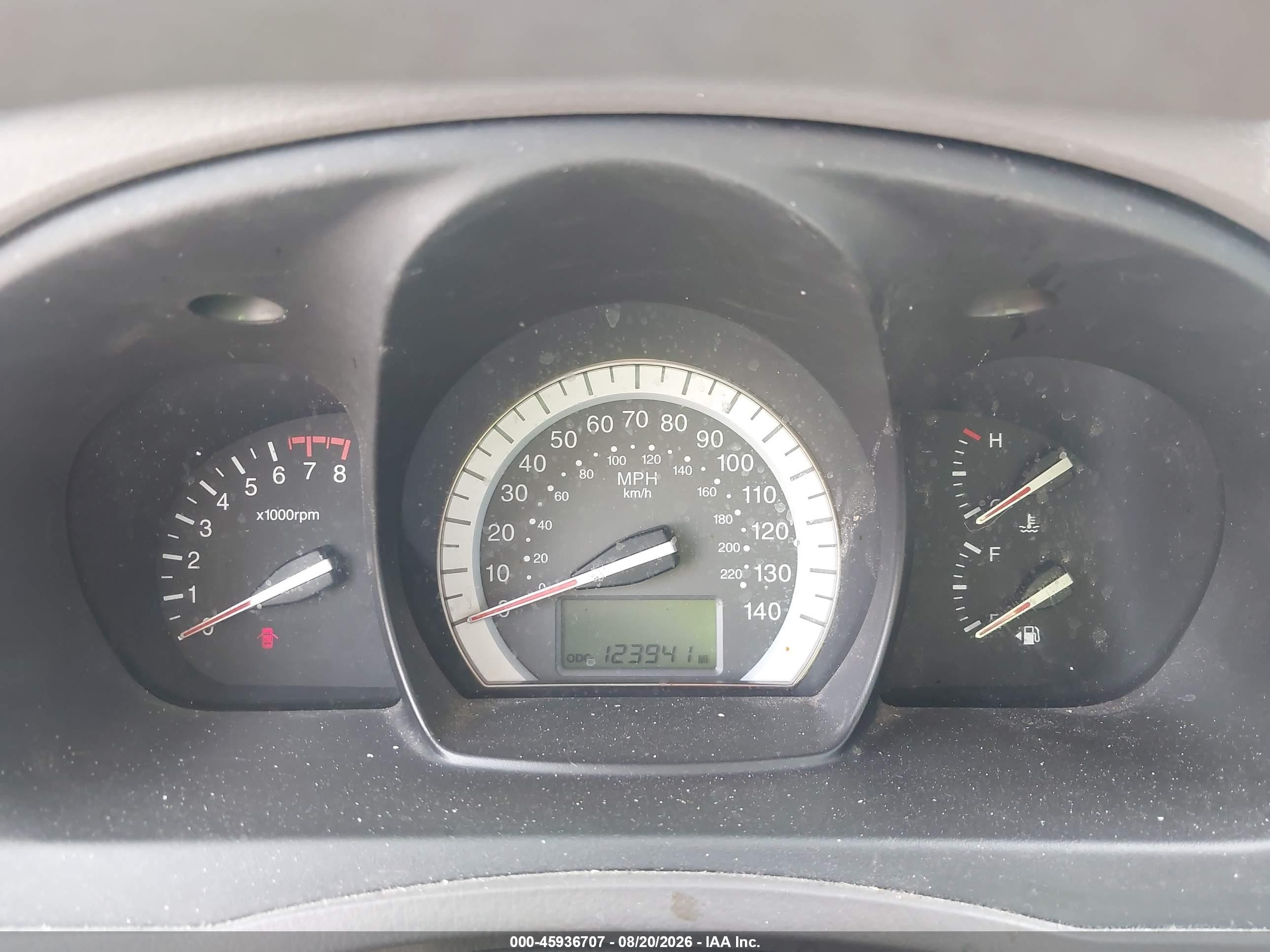 2007 Kia Spectra Ex Red vin: KNAFE121975439327