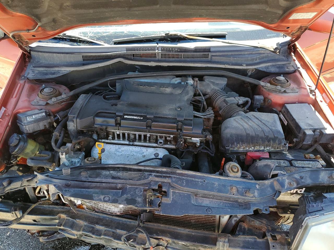 2008 Kia Spectra Lx Orange vin: KNAFE121985020041