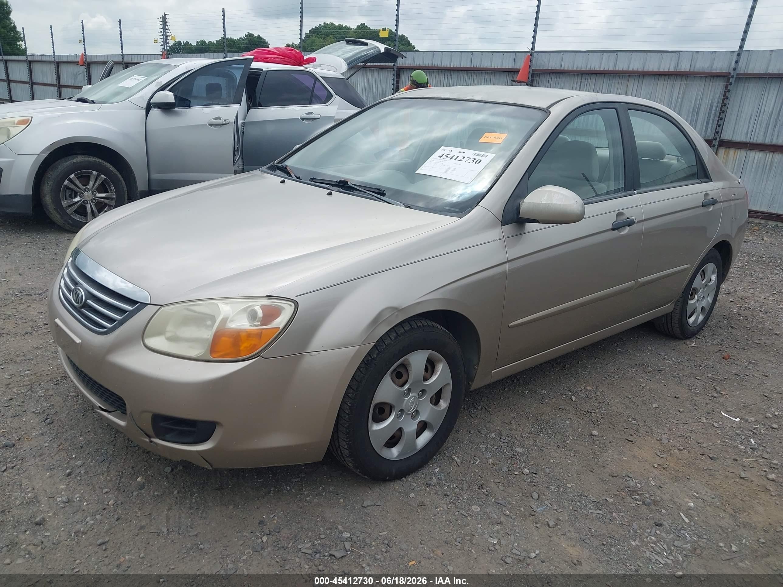 2008 Kia Spectra Ex Champagne vin: KNAFE121985577208