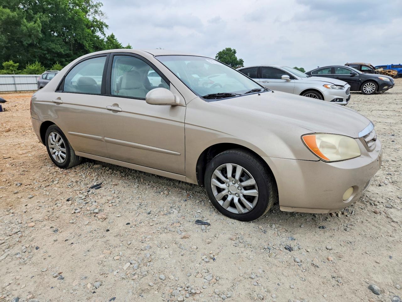 2005 Kia Spectra Lx Золотой vin: KNAFE121X55080003