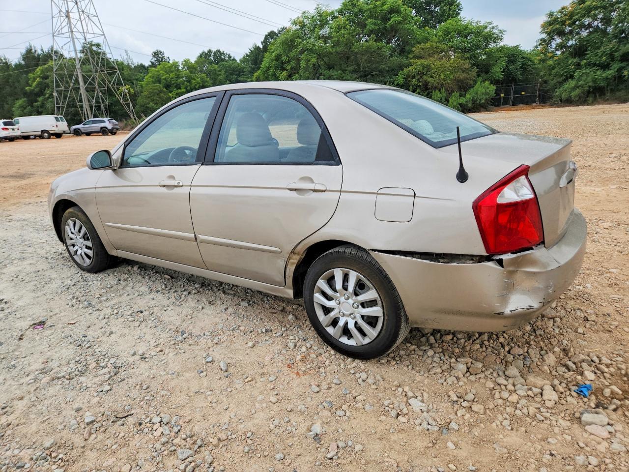 2005 Kia Spectra Lx Золотой vin: KNAFE121X55080003