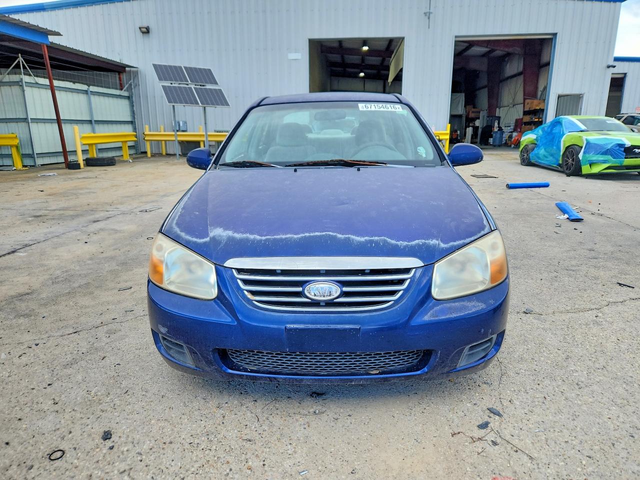 2007 Kia Spectra Lx Blue vin: KNAFE121X75439546
