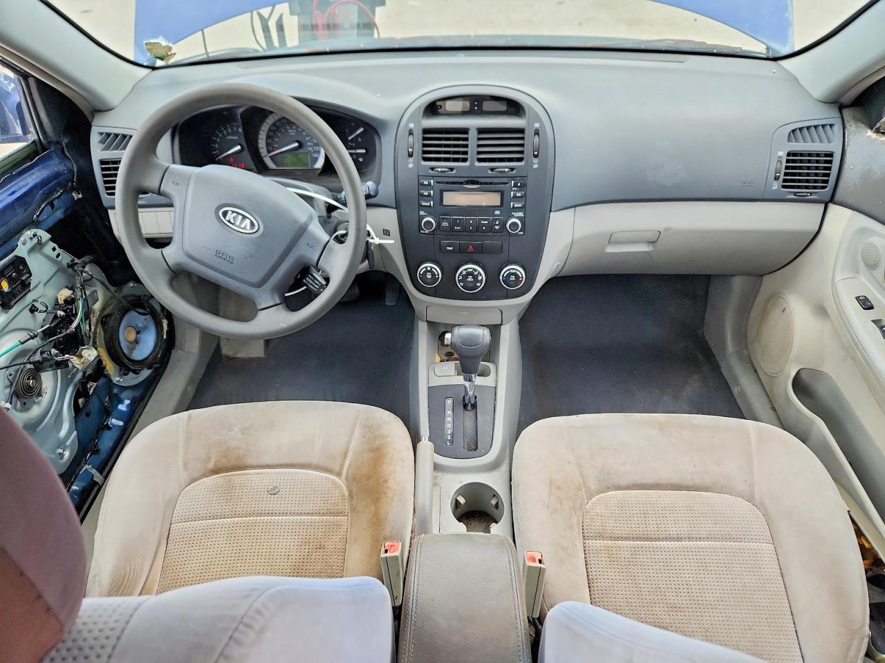 2007 Kia Spectra Lx Blue vin: KNAFE121X75439546
