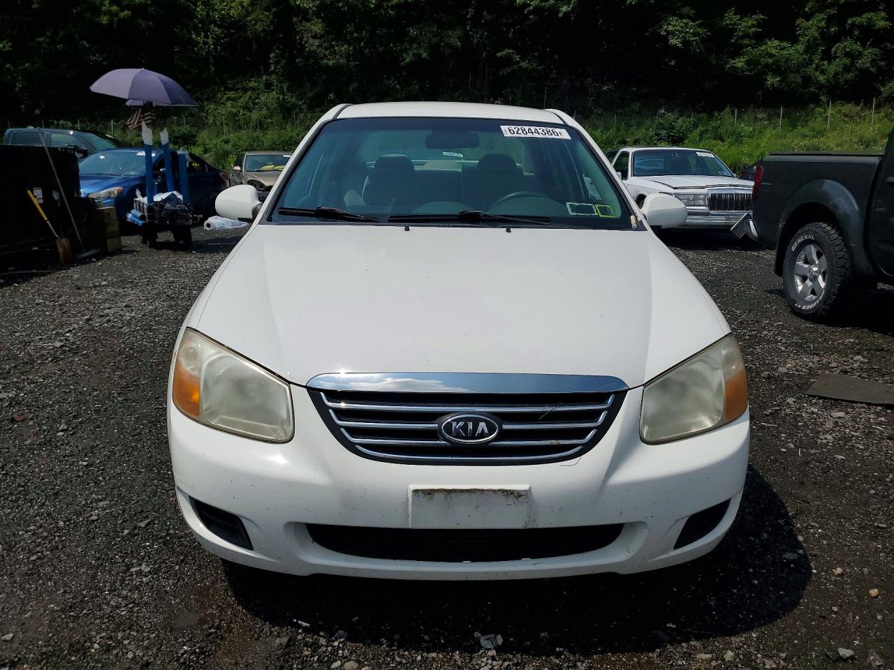 2008 Kia Spectra Lx Белый vin: KNAFE121X85558750
