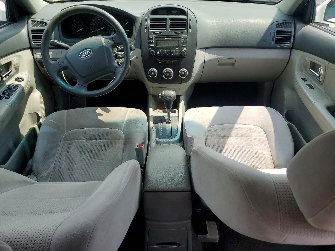 2008 Kia Spectra Lx Белый vin: KNAFE121X85558750