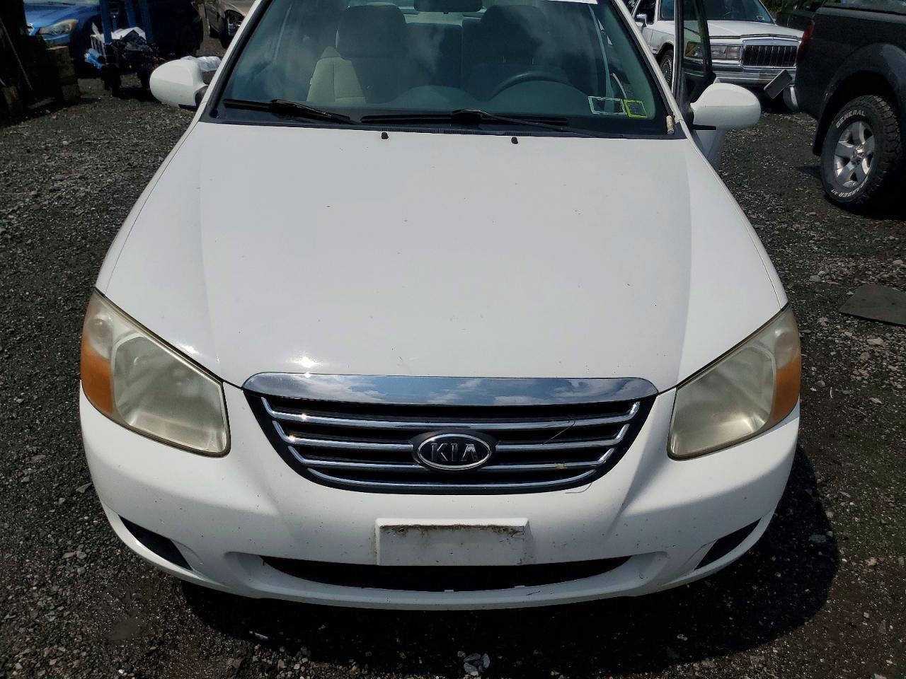 2008 Kia Spectra Lx Белый vin: KNAFE121X85558750