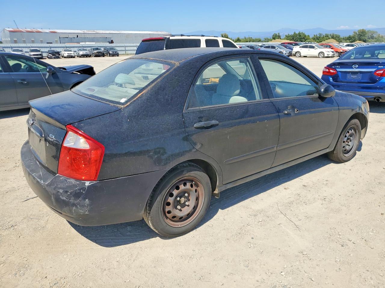 2006 Kia Spectra Ex Black vin: KNAFE122065247057