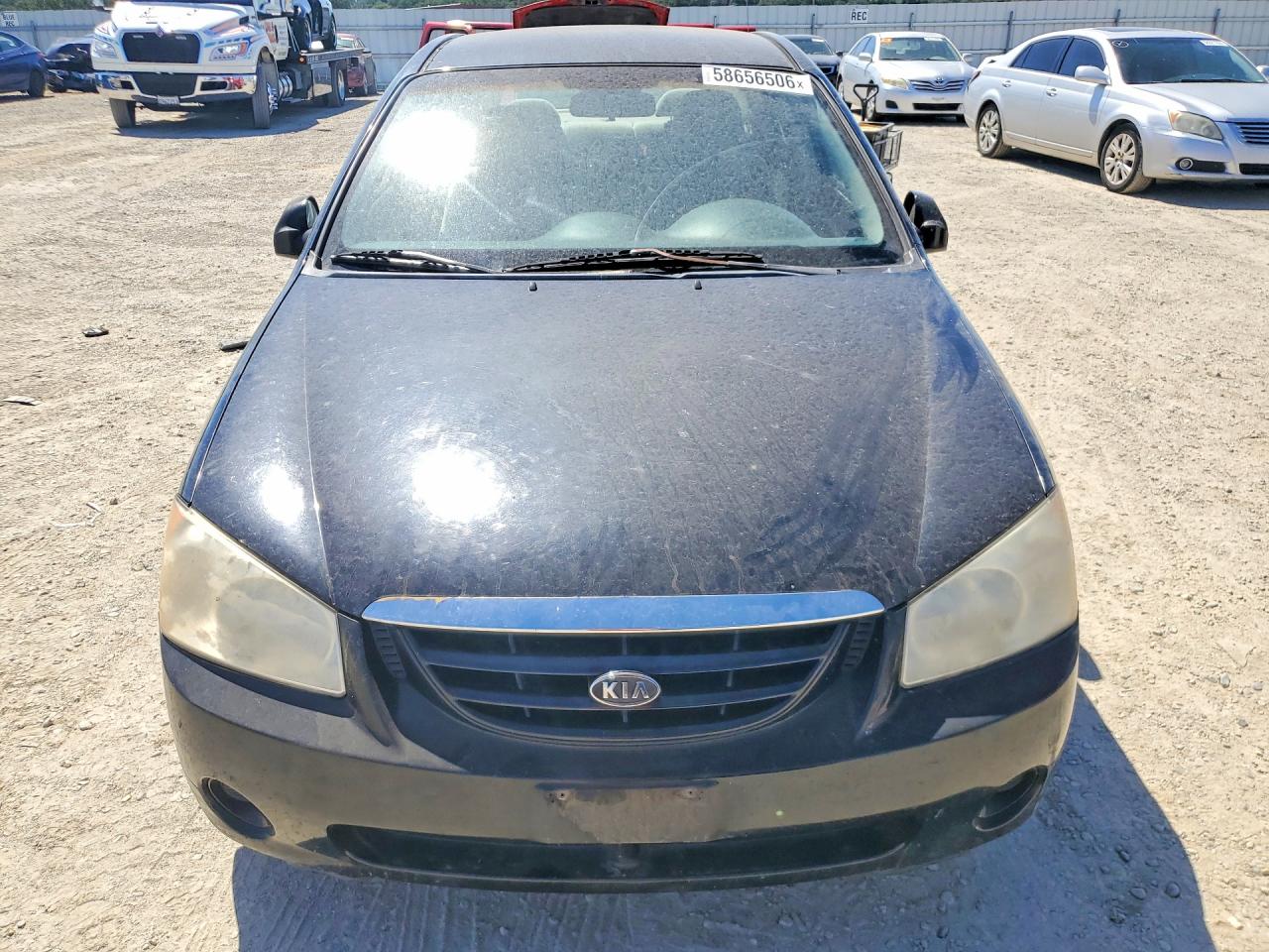 2006 Kia Spectra Ex Black vin: KNAFE122065247057