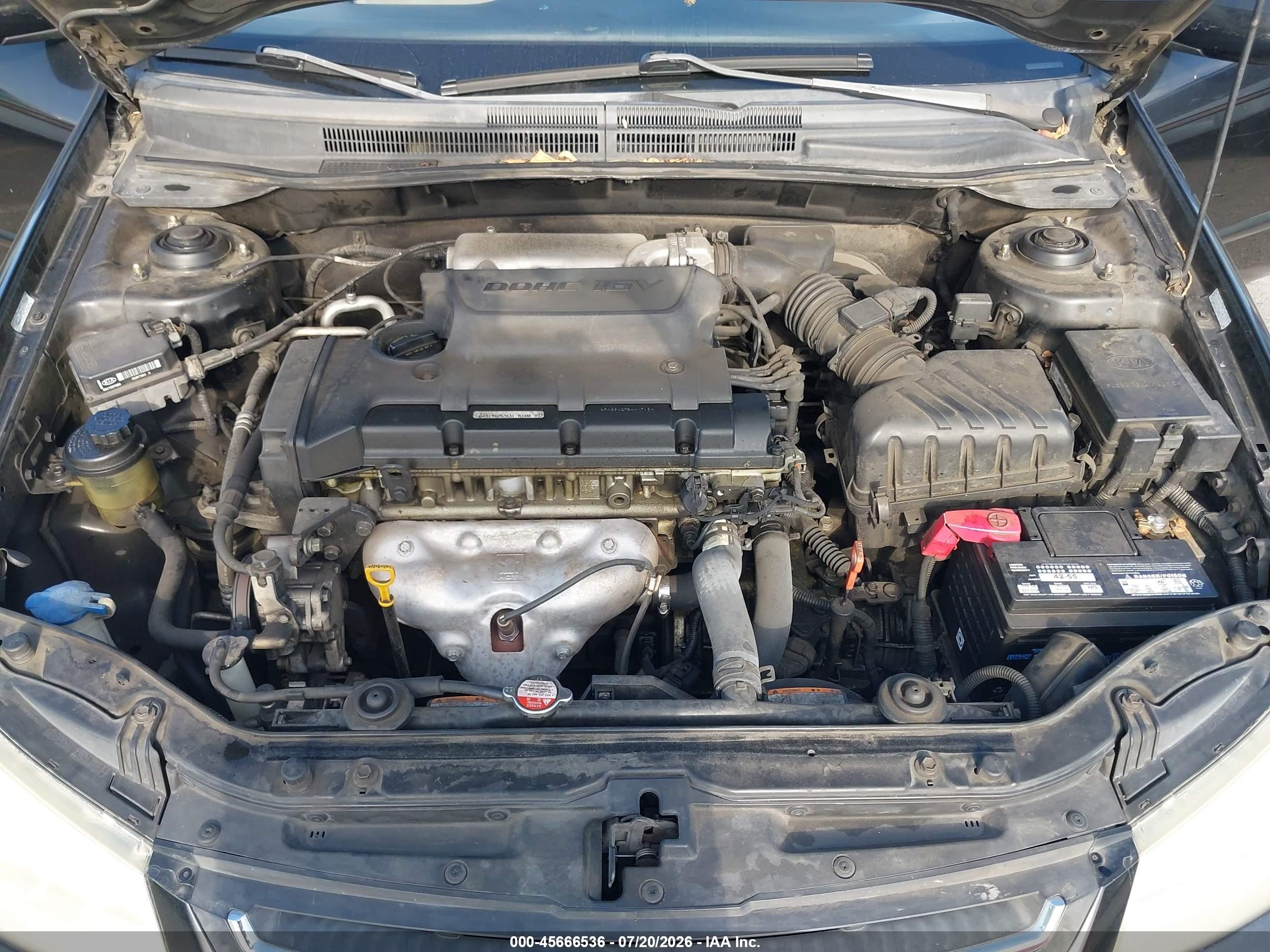 2008 Kia Spectra Ex Черный vin: KNAFE122185584775