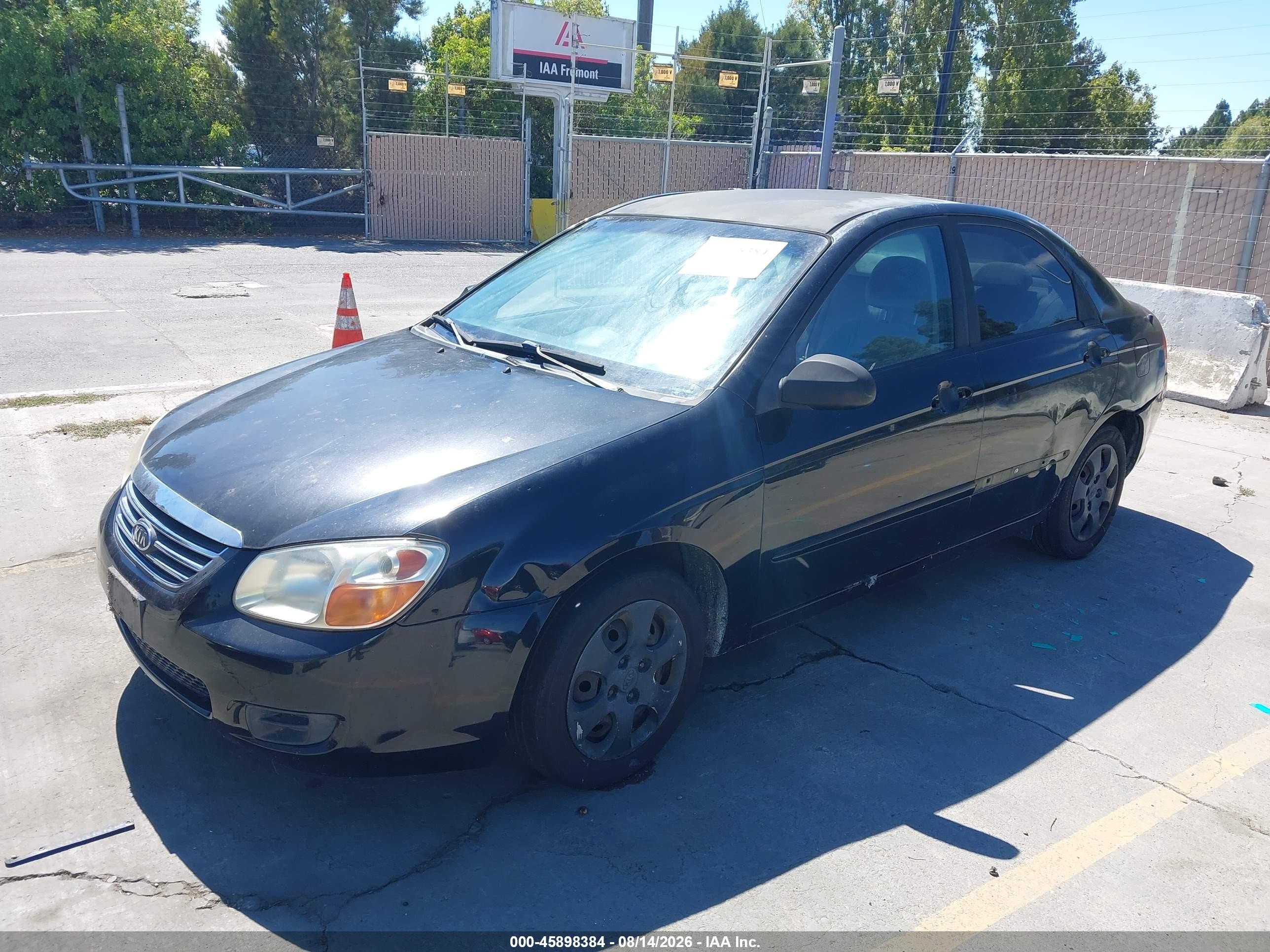 2008 Kia Spectra Ex Black vin: KNAFE122385580744
