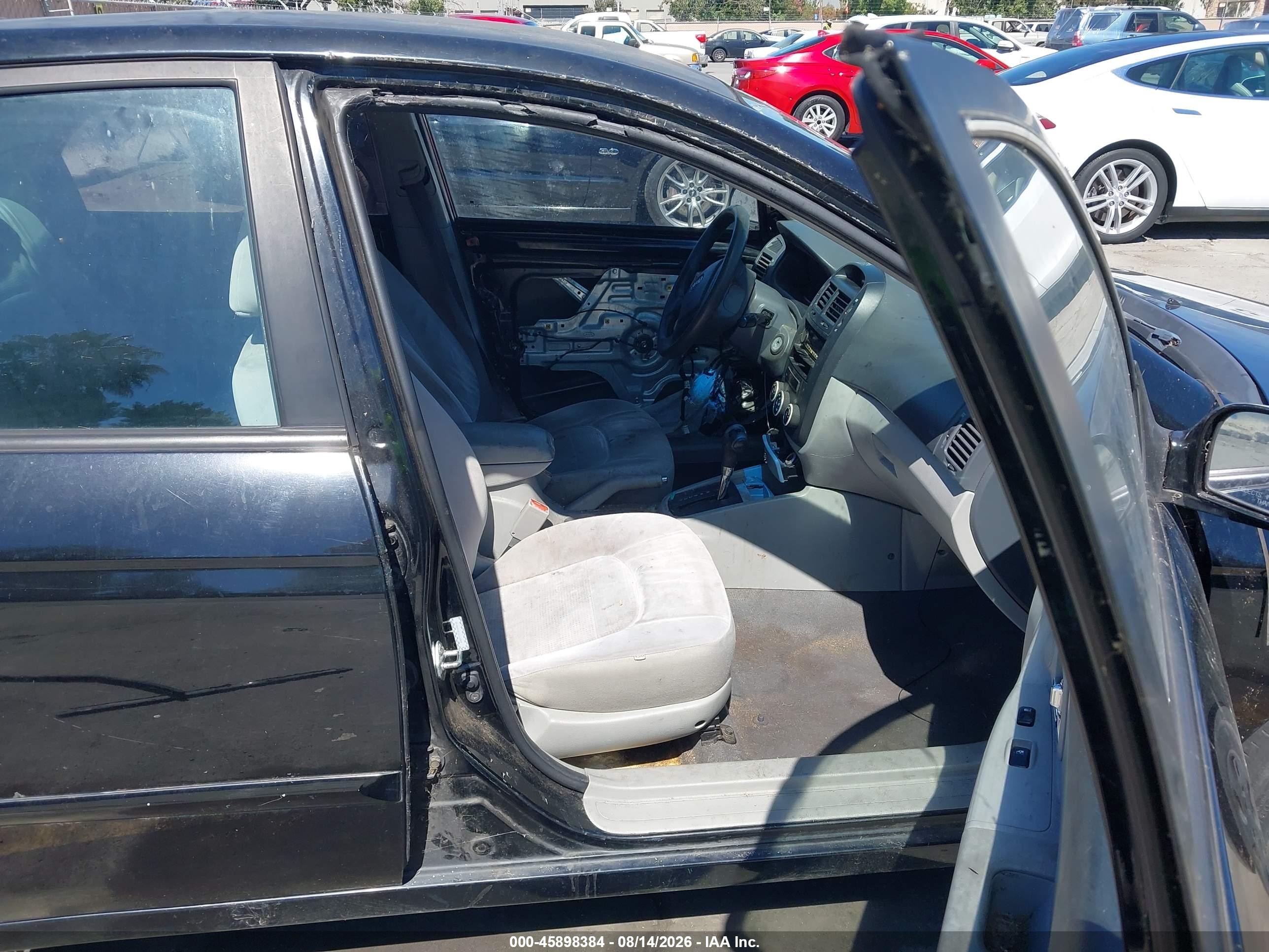 2008 Kia Spectra Ex Black vin: KNAFE122385580744