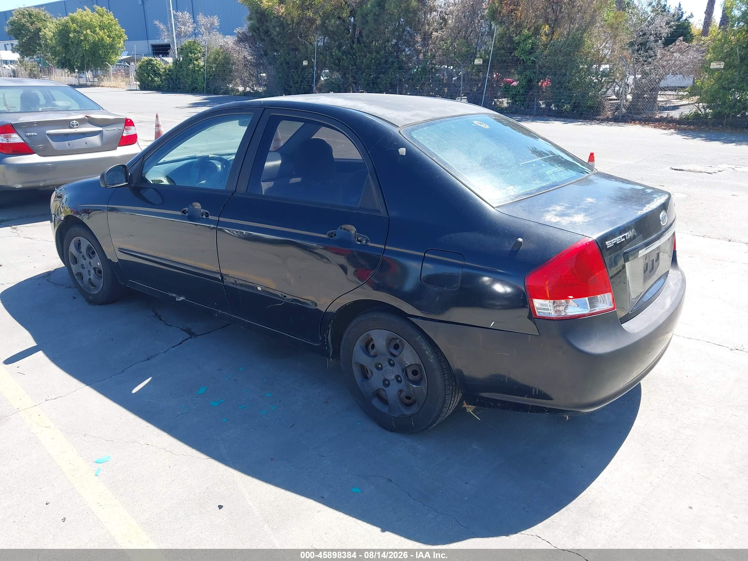 2008 Kia Spectra Ex Black vin: KNAFE122385580744