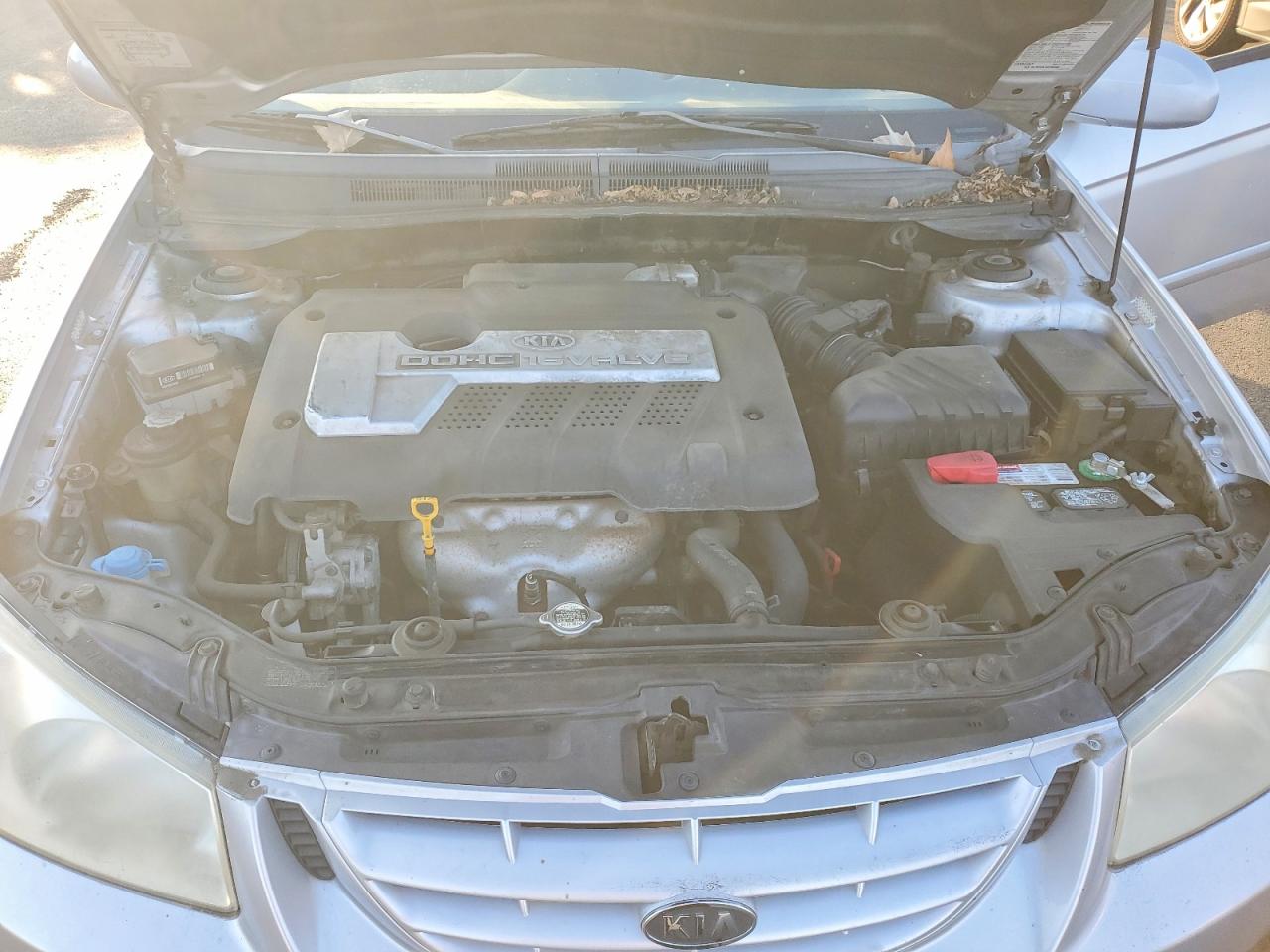 2004 Kia Spectra Lx Silver vin: KNAFE122445008611