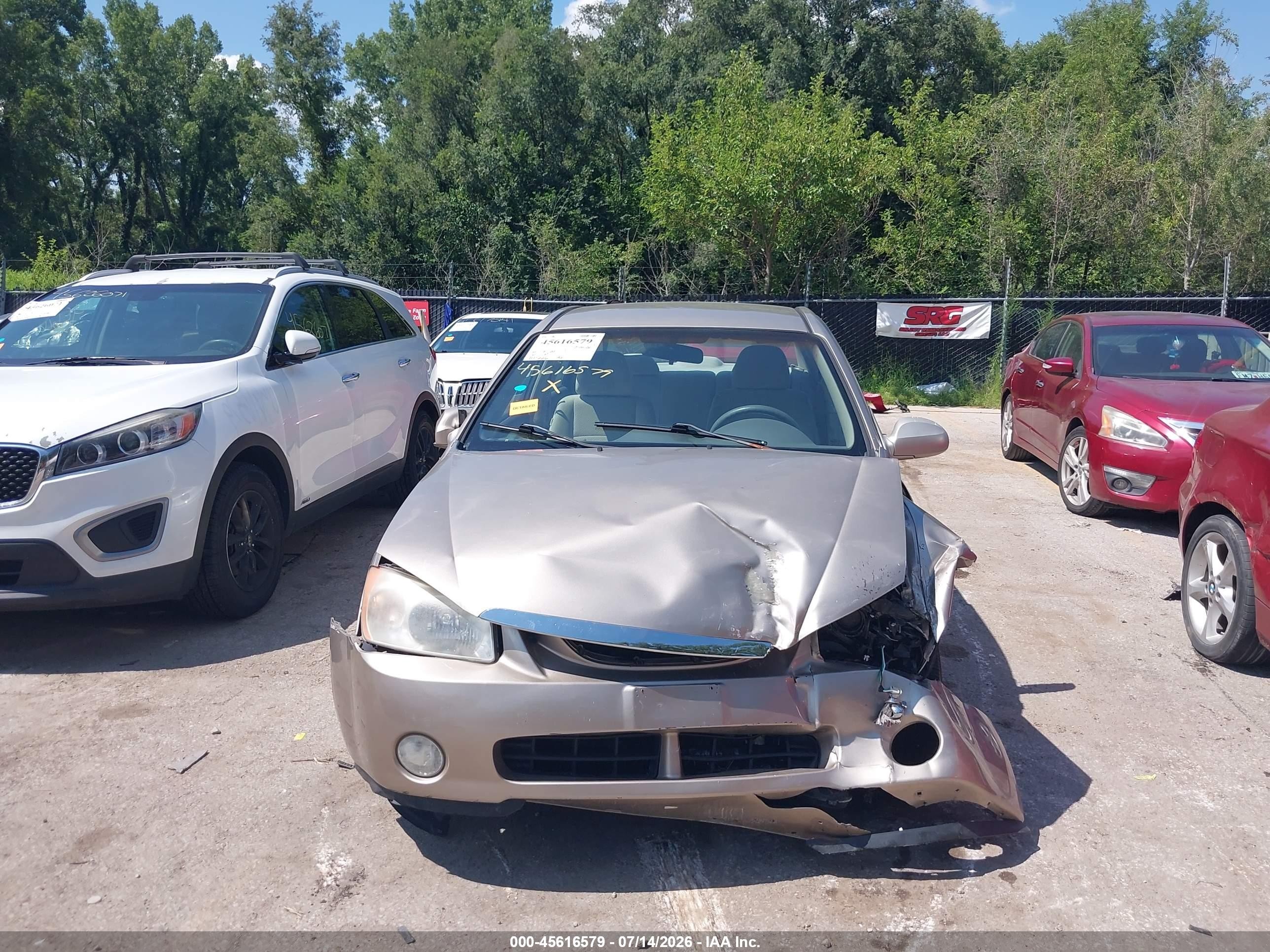2005 Kia Spectra Ex/lx/sx Tan vin: KNAFE122455179487