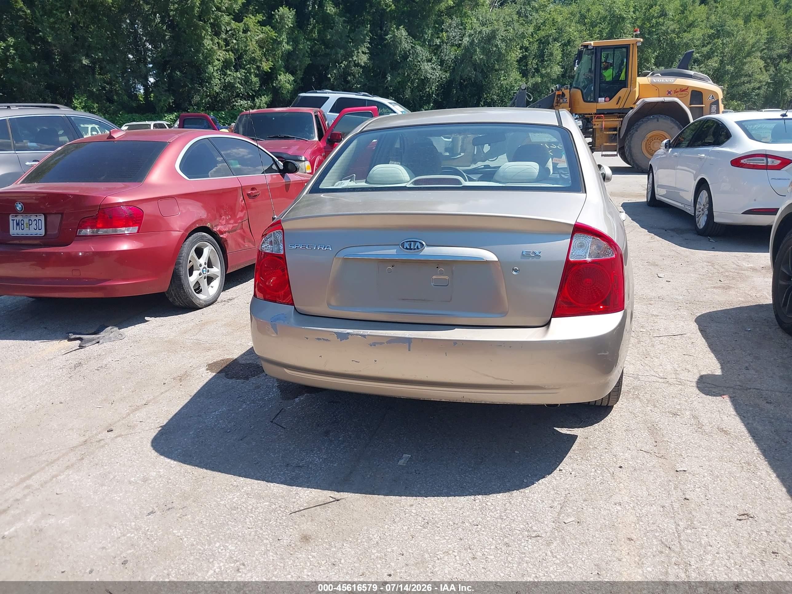 2005 Kia Spectra Ex/lx/sx Tan vin: KNAFE122455179487