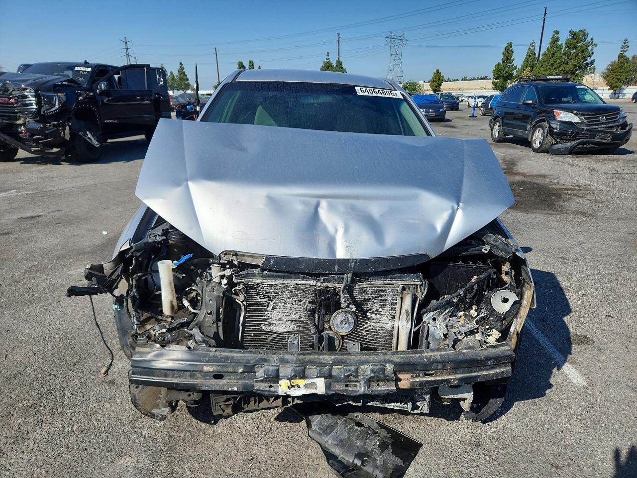 2005 Kia Spectra Lx Silver vin: KNAFE122455204646