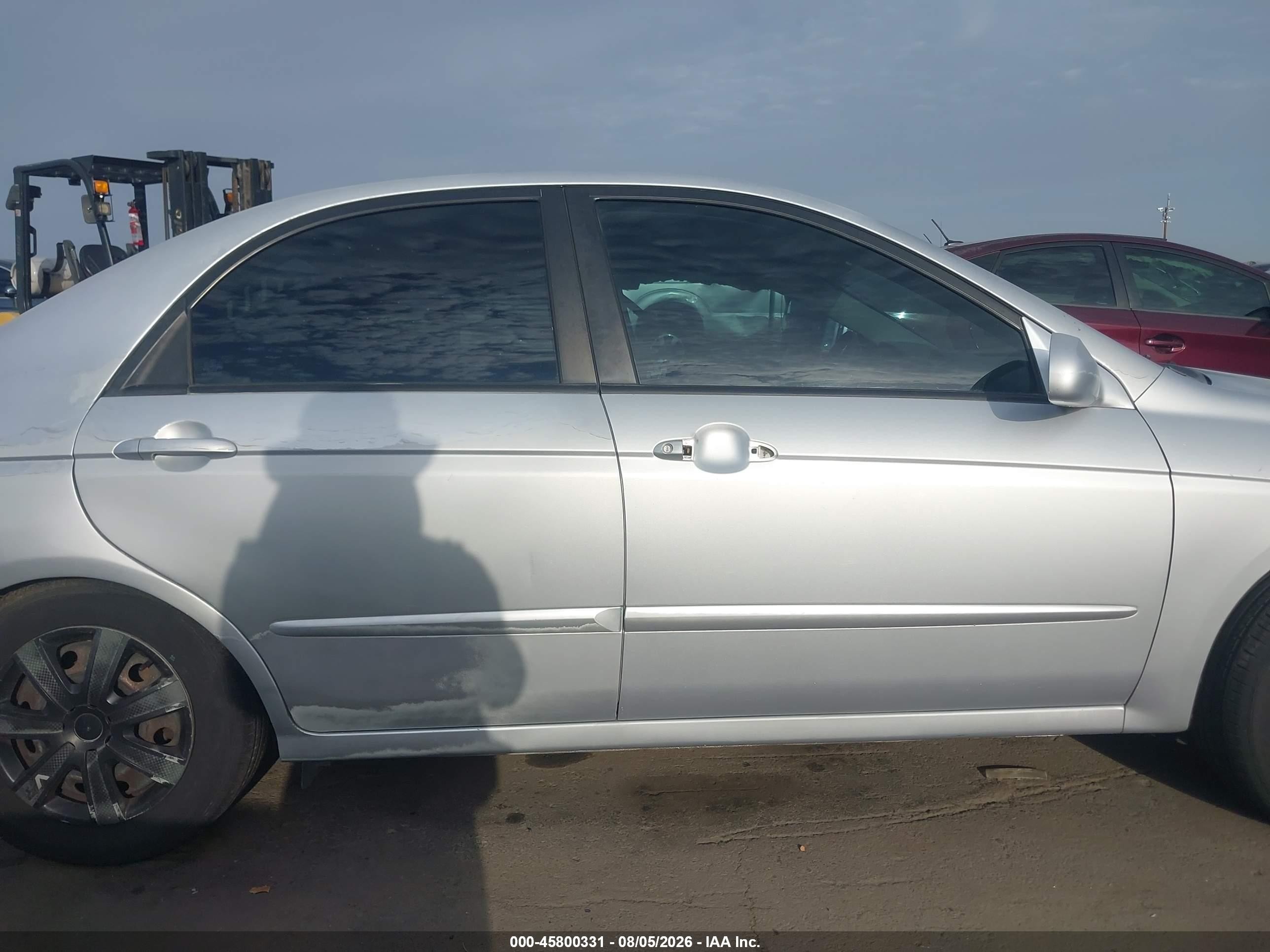 2006 Kia Spectra Ex/lx/sx Silver vin: KNAFE122465247109
