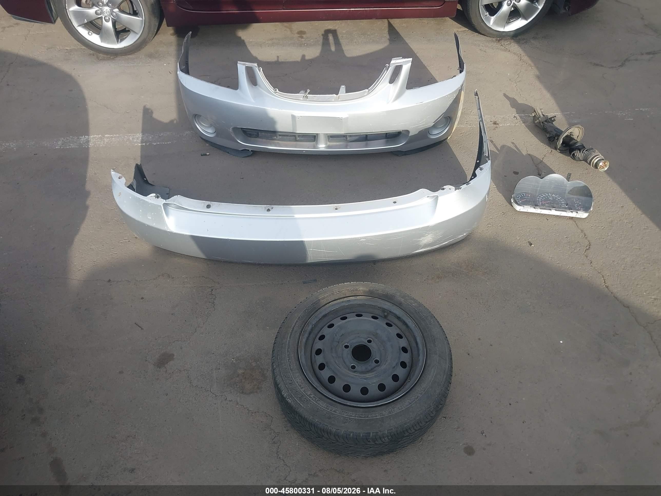 2006 Kia Spectra Ex/lx/sx Silver vin: KNAFE122465247109