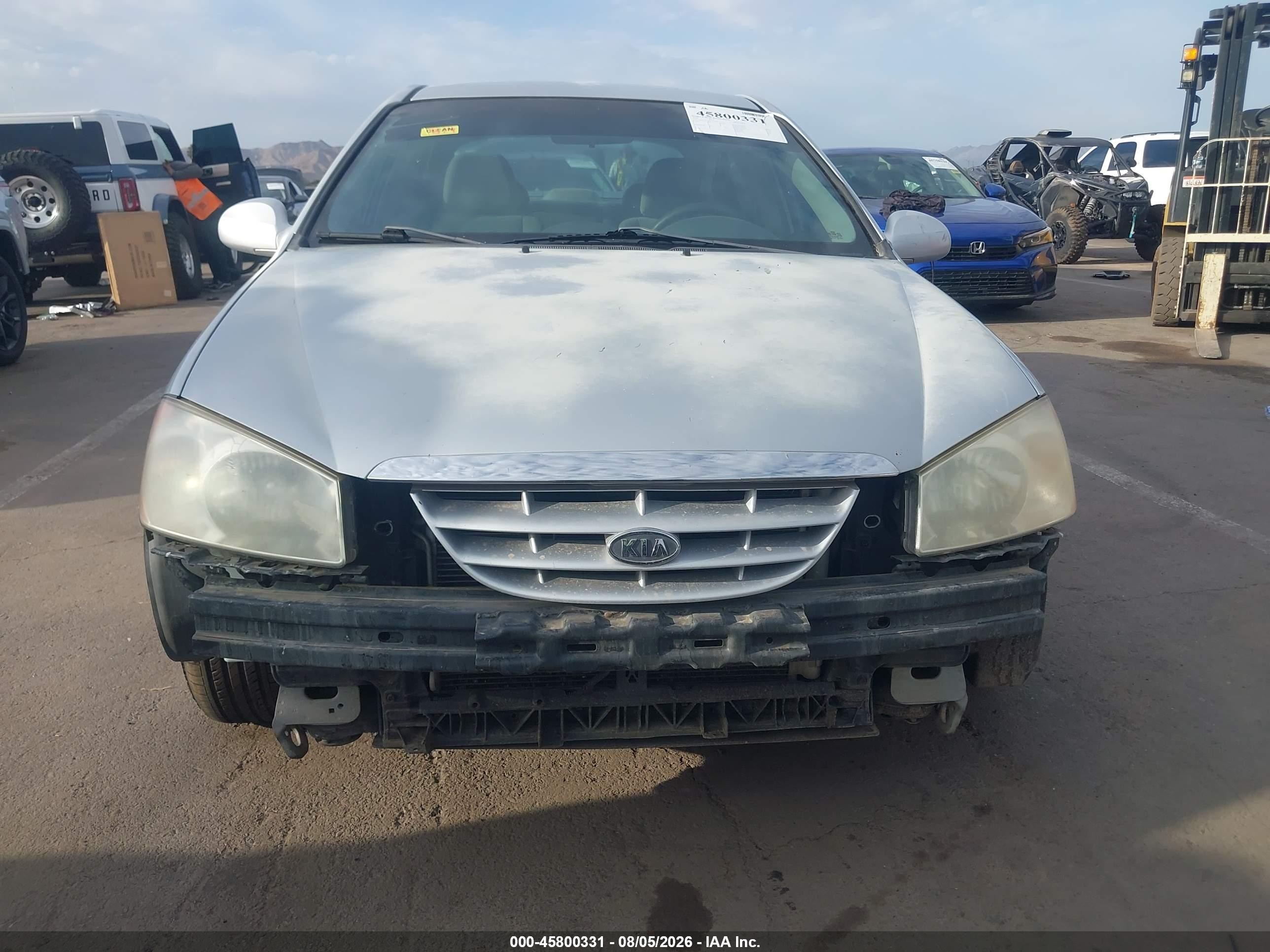 2006 Kia Spectra Ex/lx/sx Silver vin: KNAFE122465247109