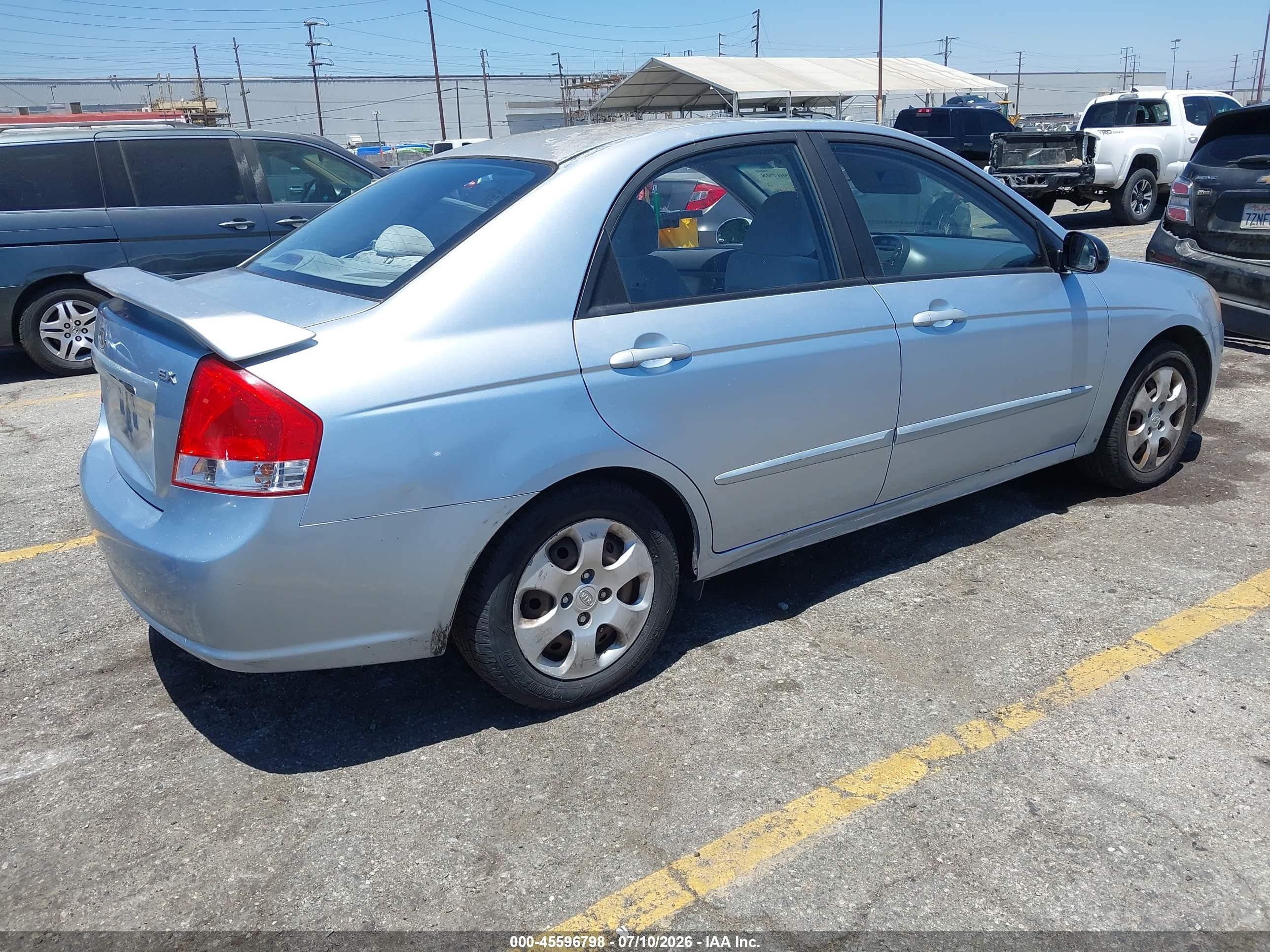 2008 Kia Spectra Ex Серебряный vin: KNAFE122485496500