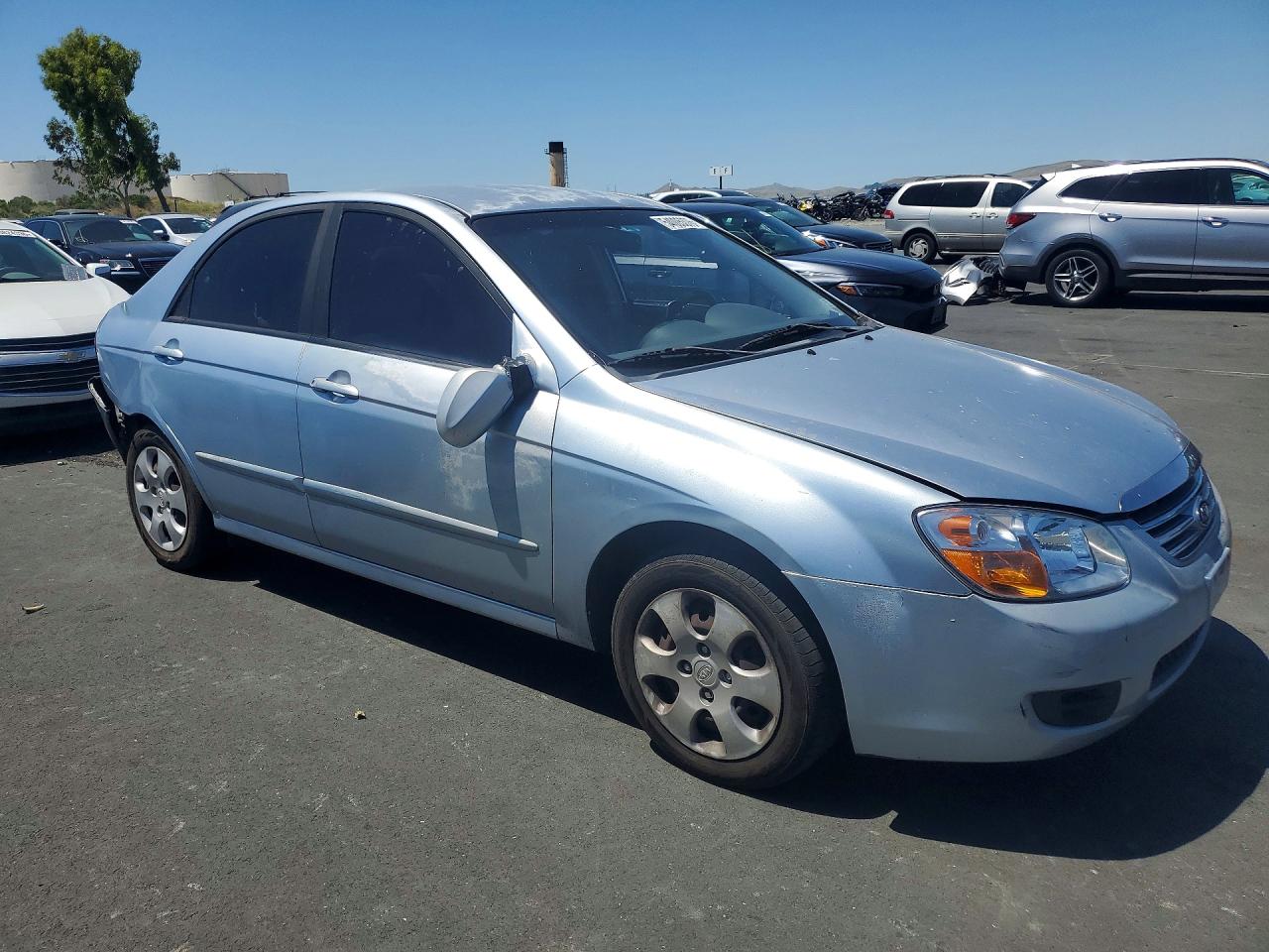 2007 Kia Spectra Lx Серебряный vin: KNAFE122575485584