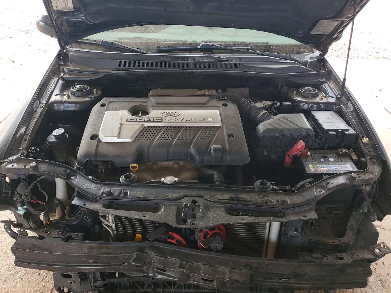 2006 Kia Spectra Ex Black vin: KNAFE122665261612