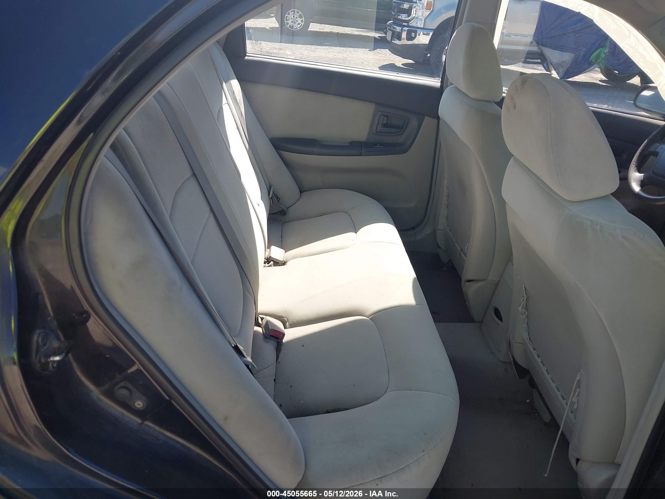 2006 Kia Spectra Ex/lx/sx Black vin: KNAFE122665307309