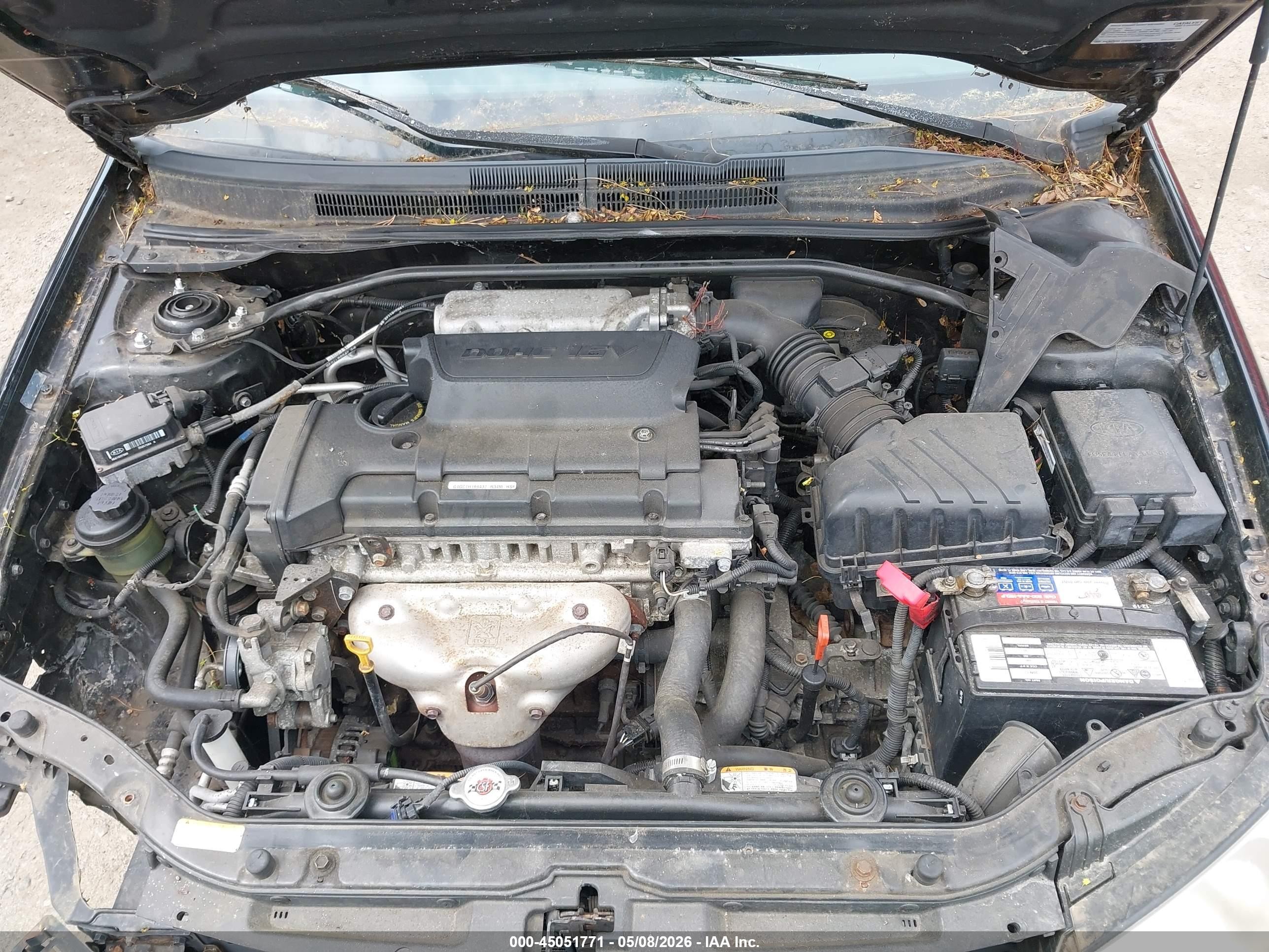 2007 Kia Spectra Sx Black vin: KNAFE122675006637