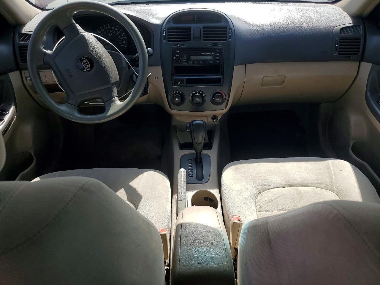 2004 Kia Spectra Lx Maroon vin: KNAFE122745036905