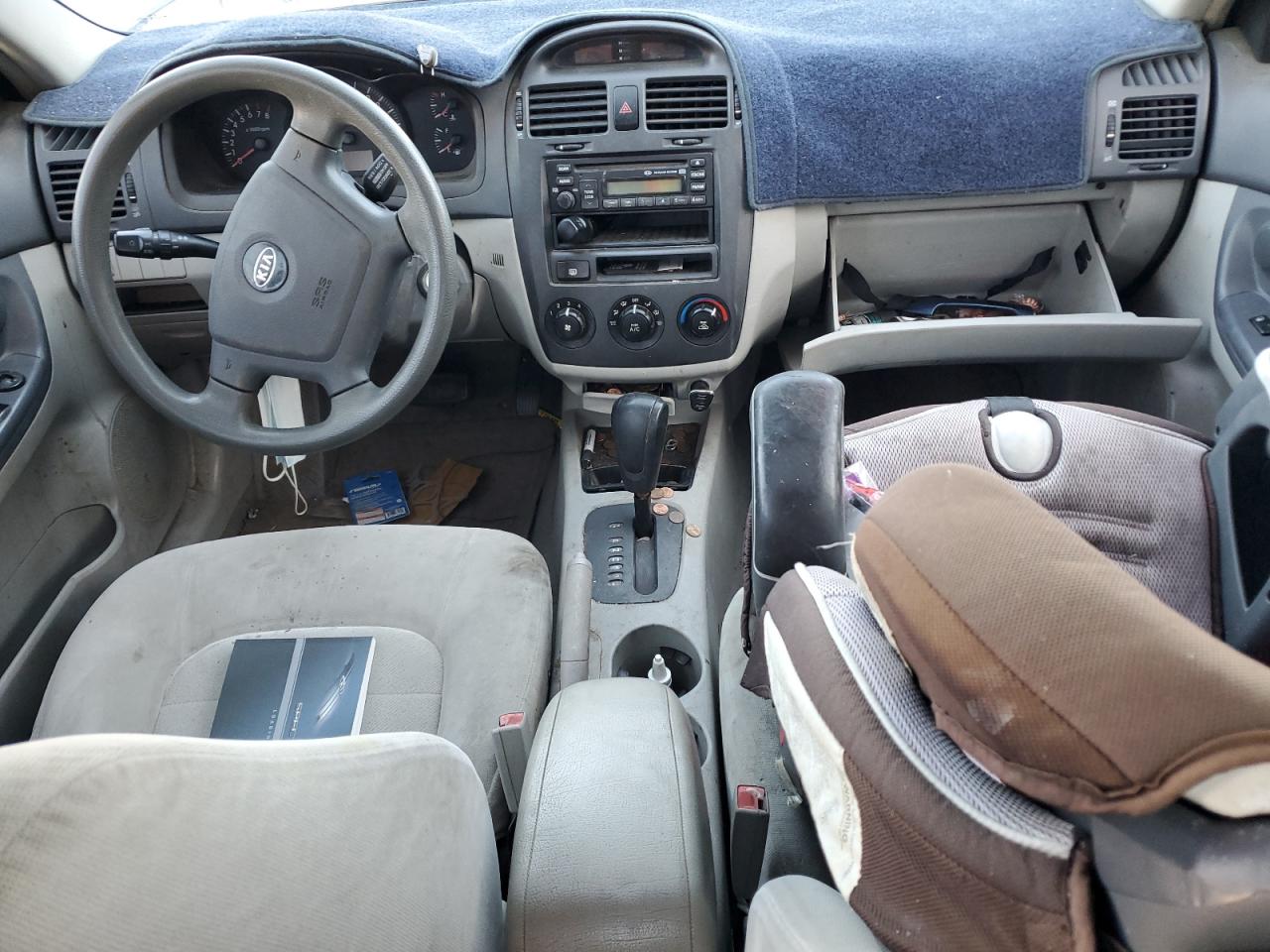 2004 Kia Spectra Lx Blue vin: KNAFE122745052456