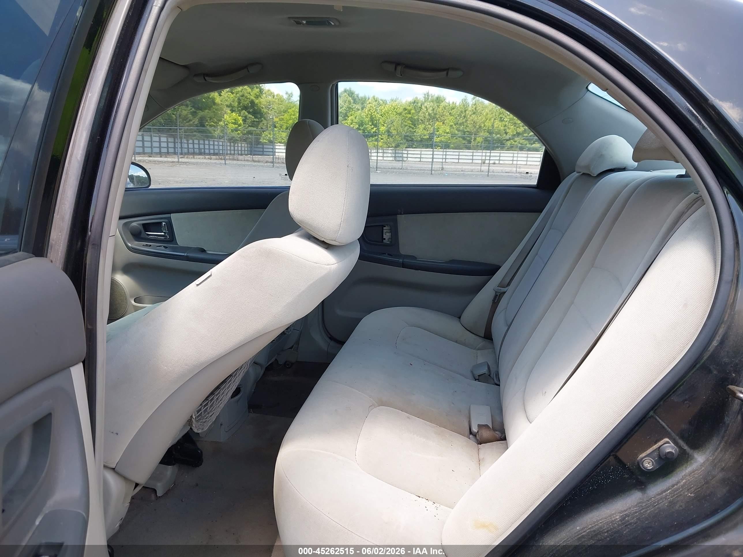 2006 Kia Spectra Ex/lx/sx Black vin: KNAFE122765275163