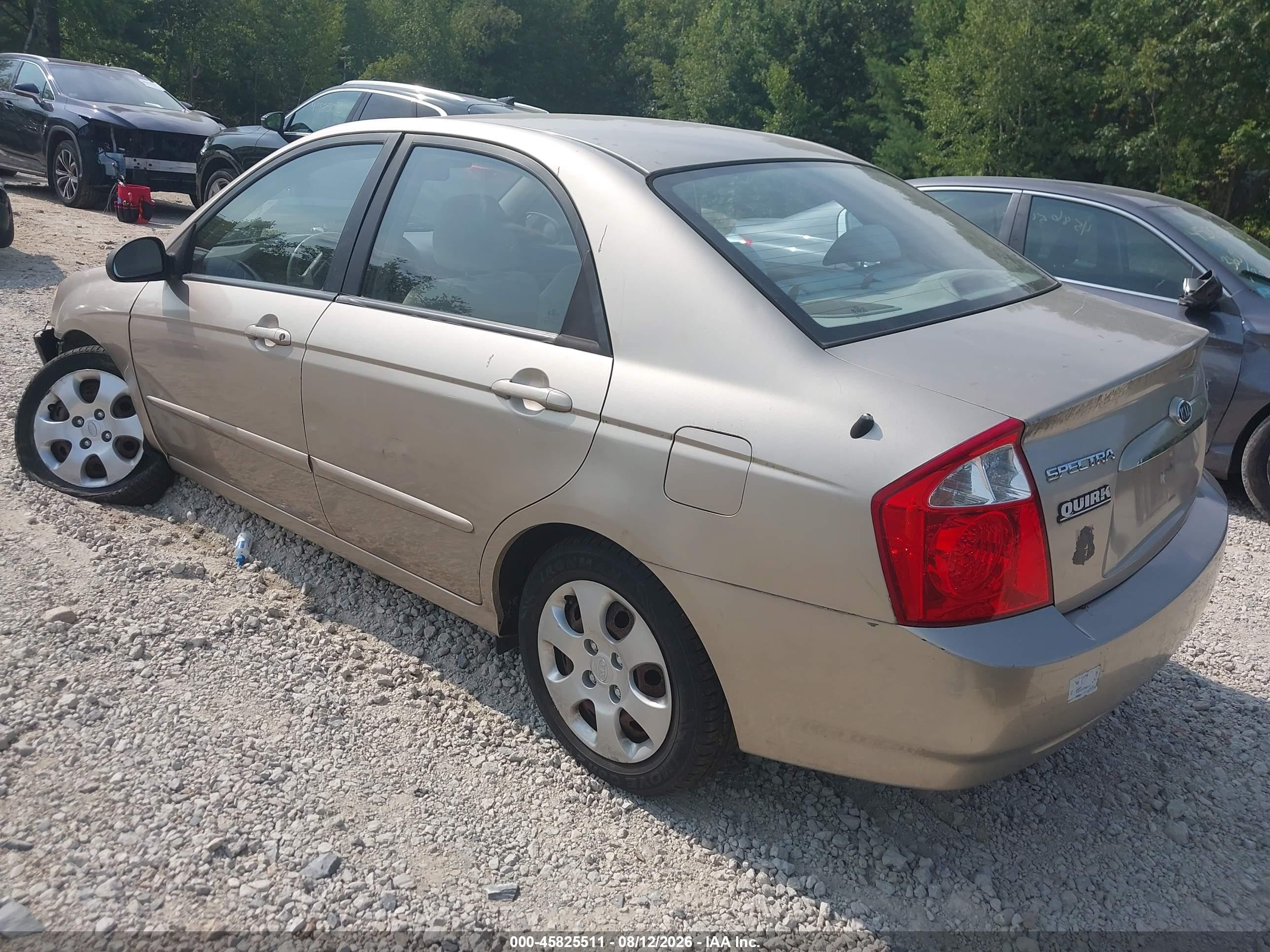 2006 Kia Spectra Ex/lx/sx Beige vin: KNAFE122765335152