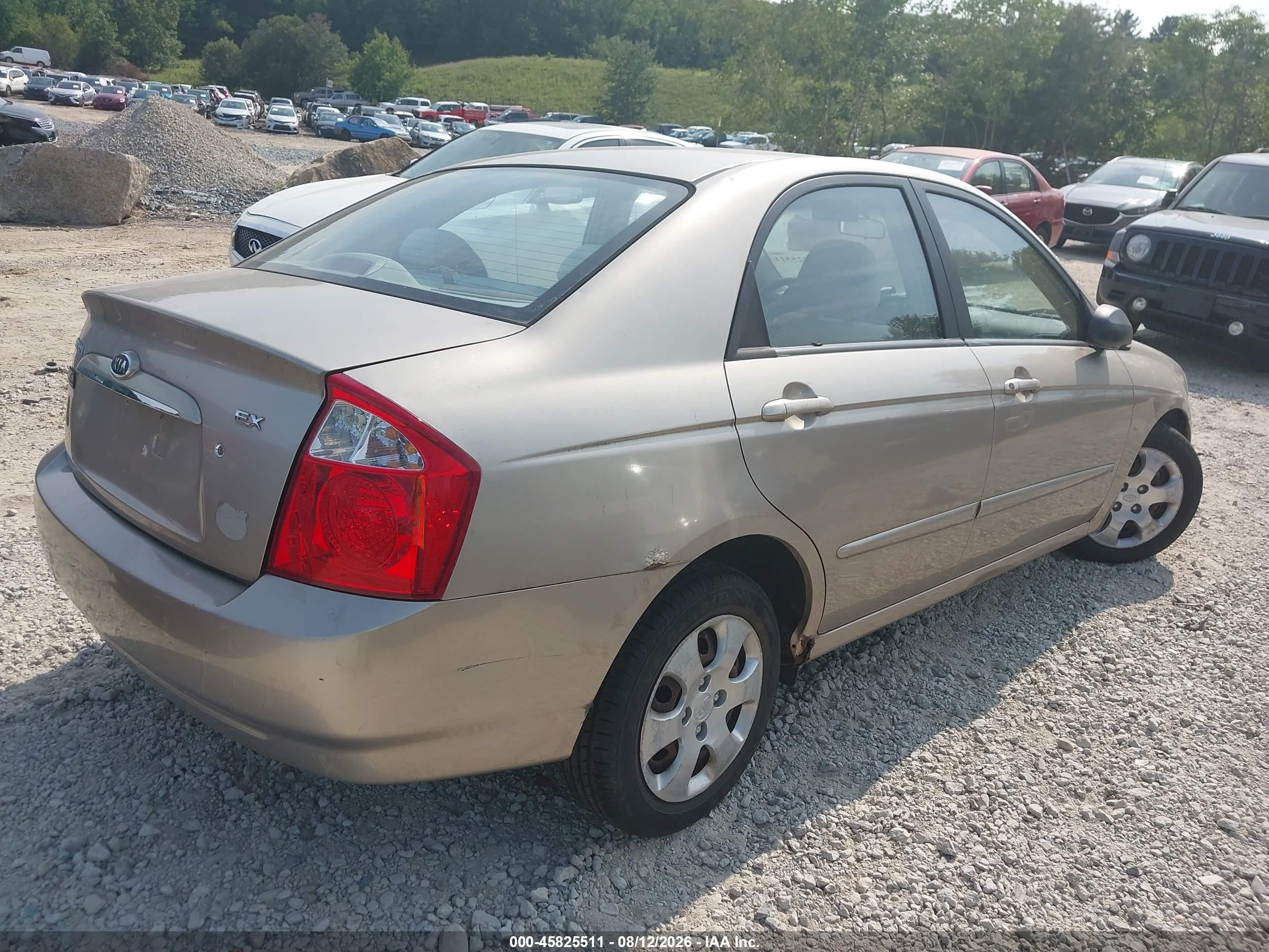 2006 Kia Spectra Ex/lx/sx Beige vin: KNAFE122765335152