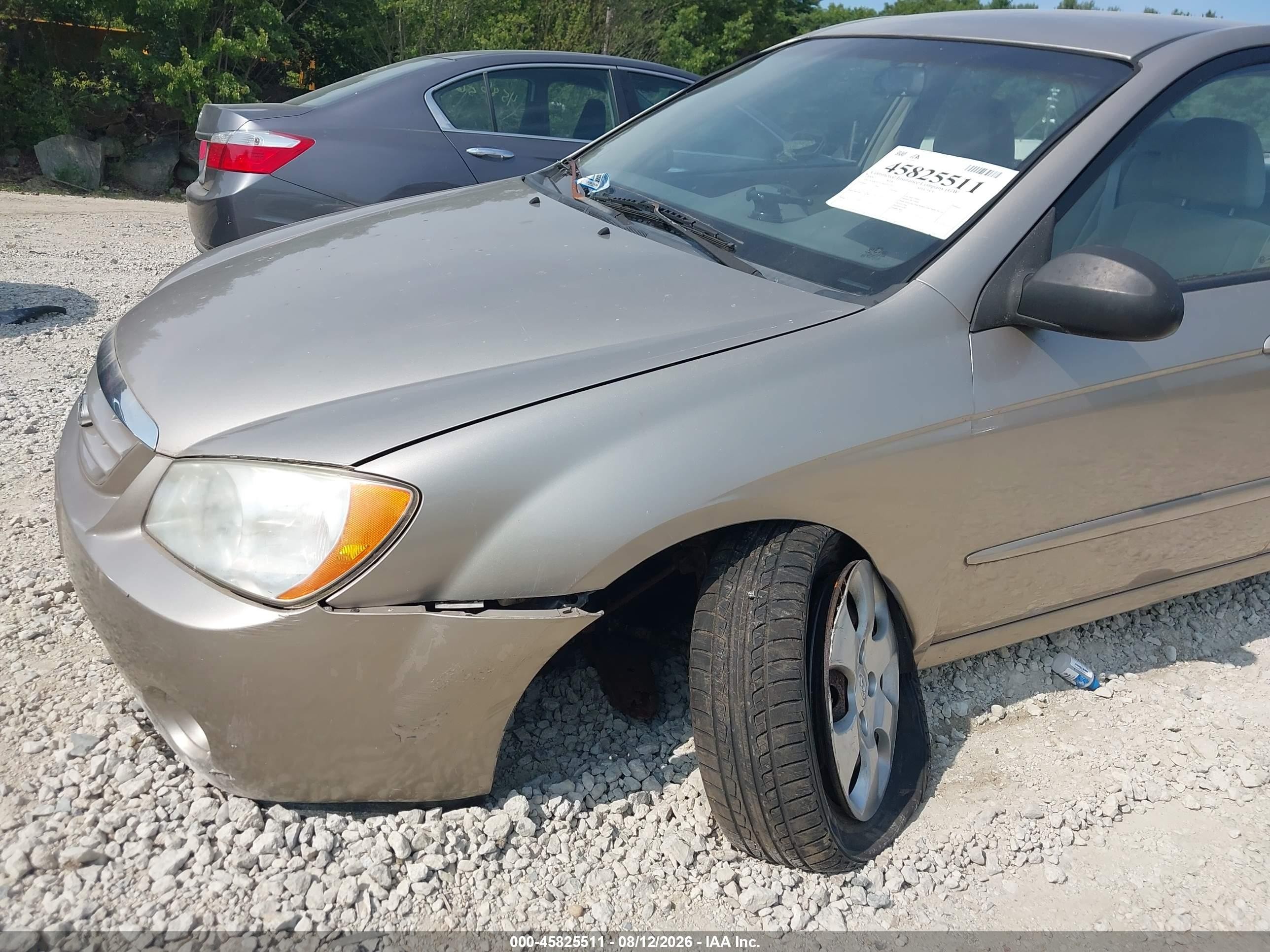 2006 Kia Spectra Ex/lx/sx Beige vin: KNAFE122765335152