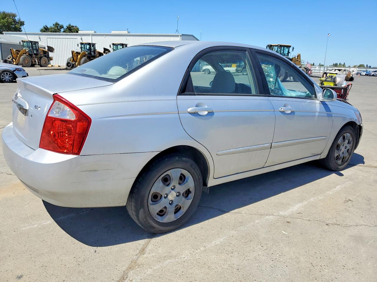 2005 Kia Spectra Lx Silver vin: KNAFE122X55192339