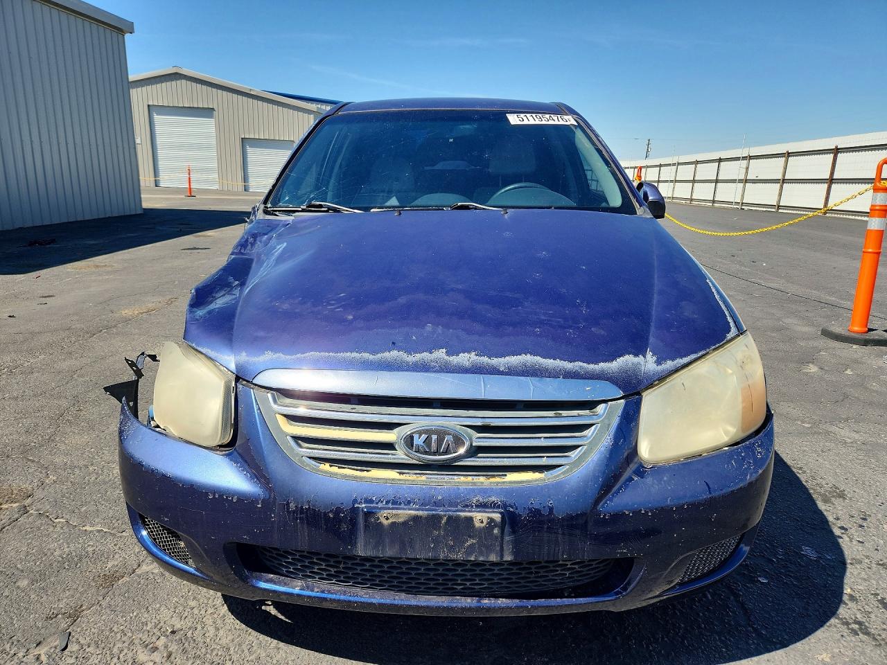 2008 Kia Spectra Lx Blue vin: KNAFE122X85525367